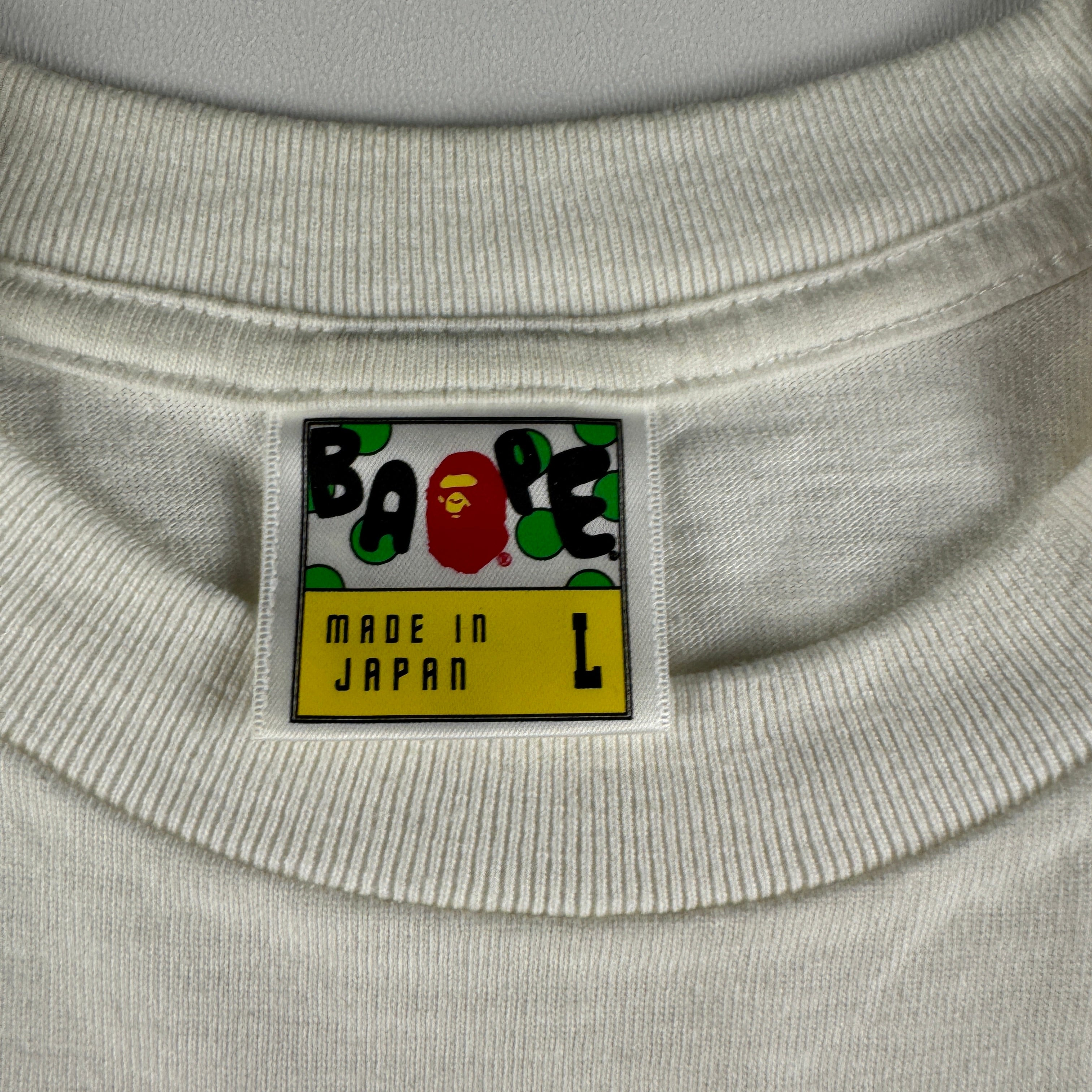 BAPE Baby Milo Year of the Dragon 2008 White Tee (L)