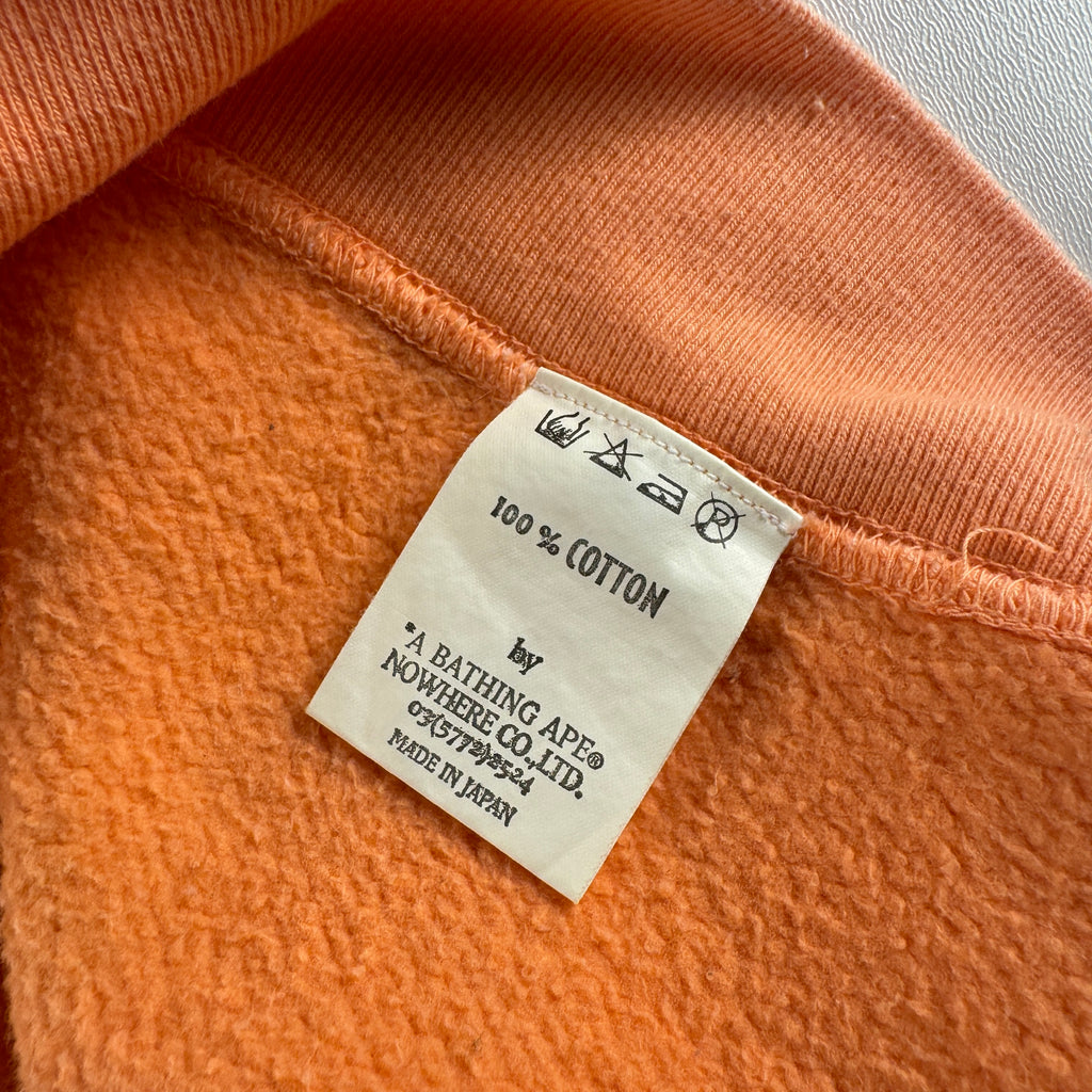 BAPE 2001 Chimp Man Nigo Era Orange Tee (M)