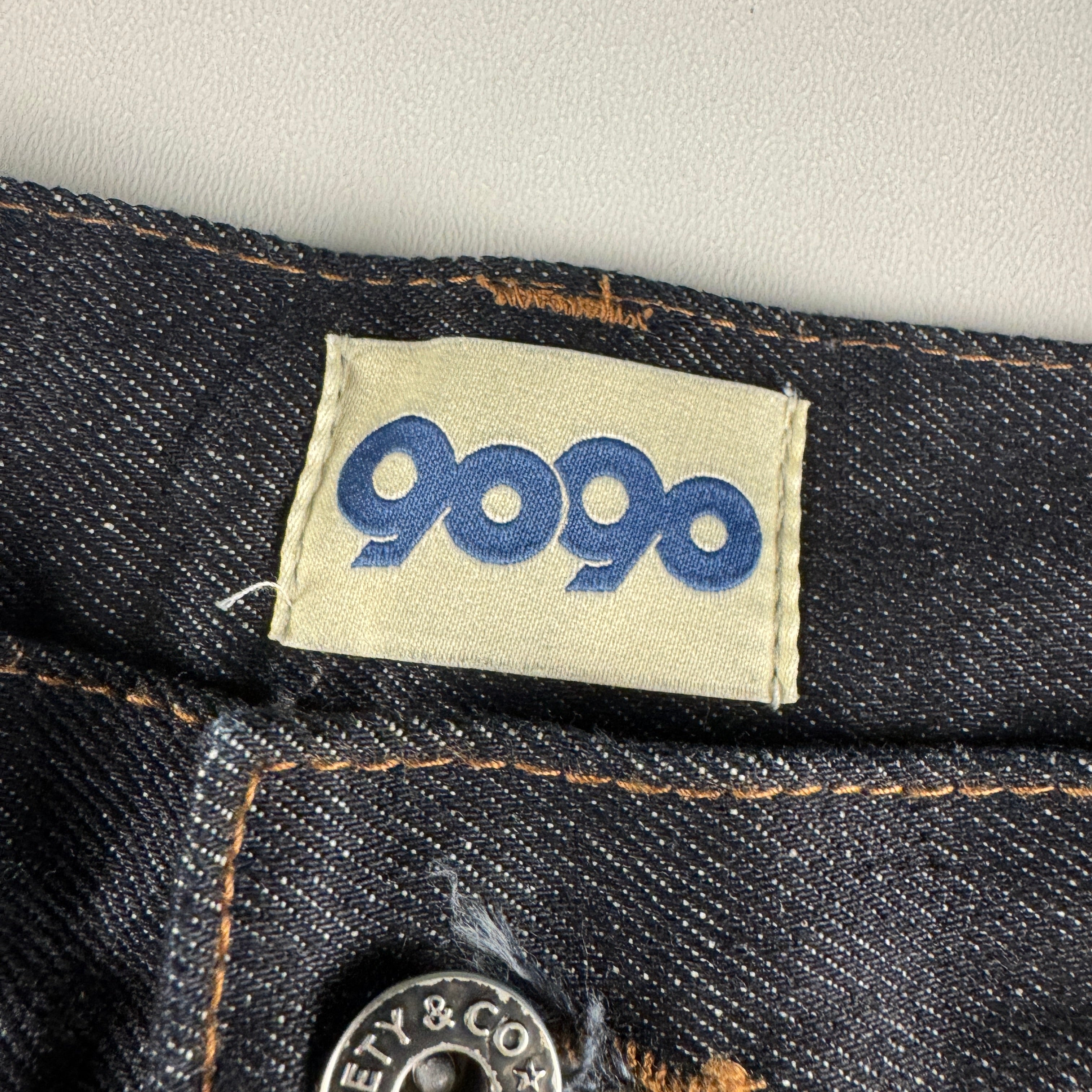 9090 Bone Denim Blue Pants (M)