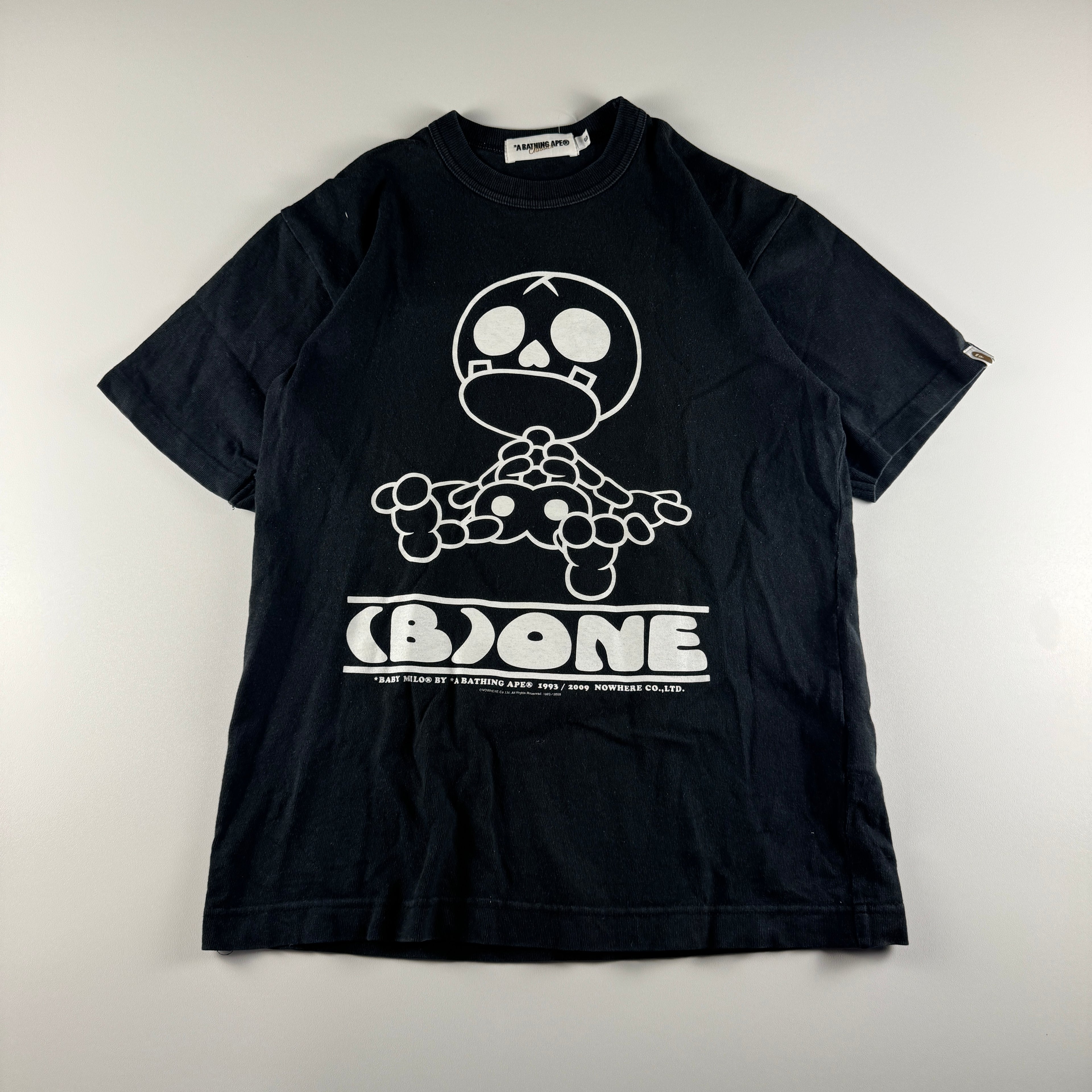 BAPE Bone Milo 2009 Black Tee (S)