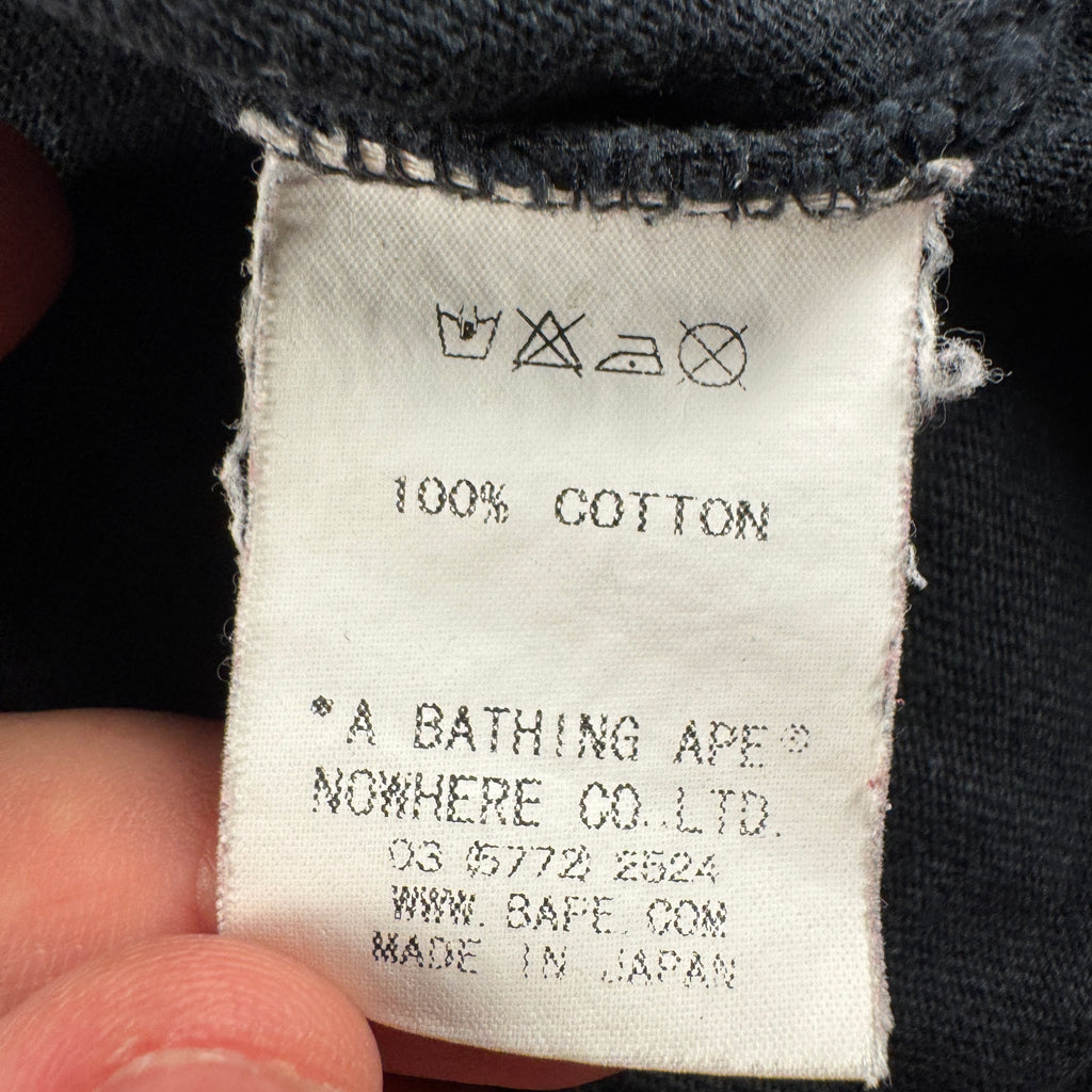 BAPE Bone Milo 2009 Black Tee (S)