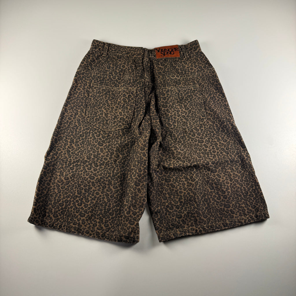 Younger Song Leopard Baggy Short (M)