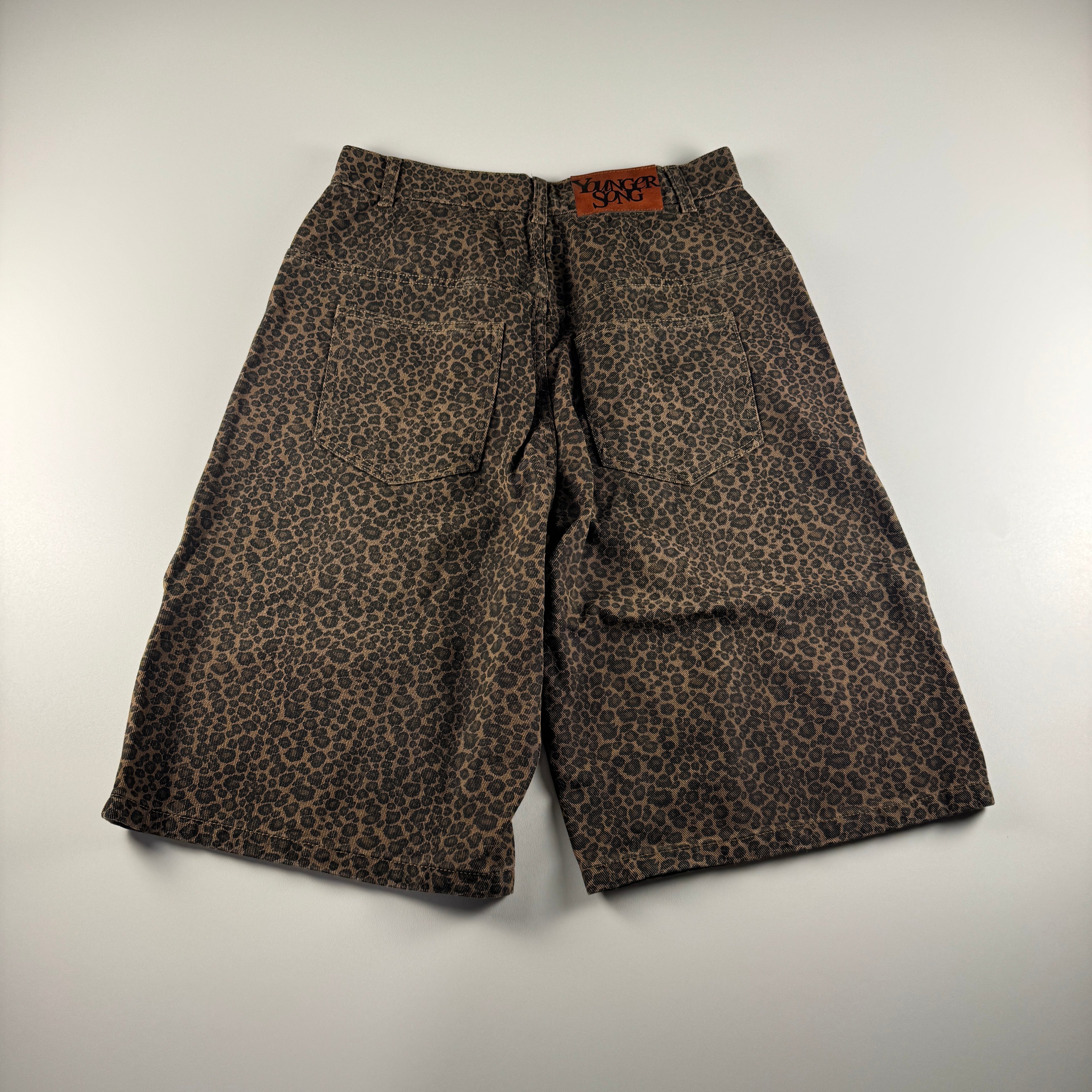 Younger Song Leopard Baggy Short (M)