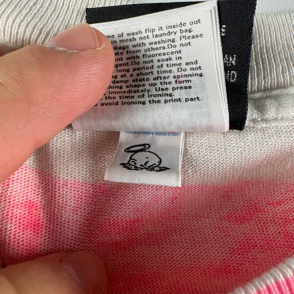 Saint Michael x BAPE Mad Face Pink Tee (M)