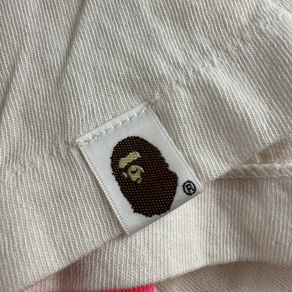 Saint Michael x BAPE Mad Face Pink Tee (M)