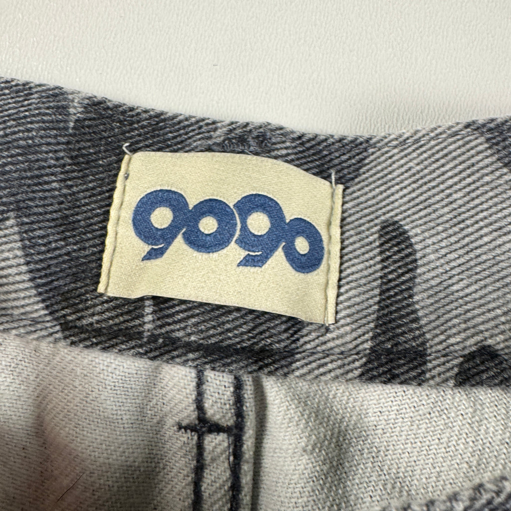 9090 Blue Camo Balloon Baggy Pants (L)