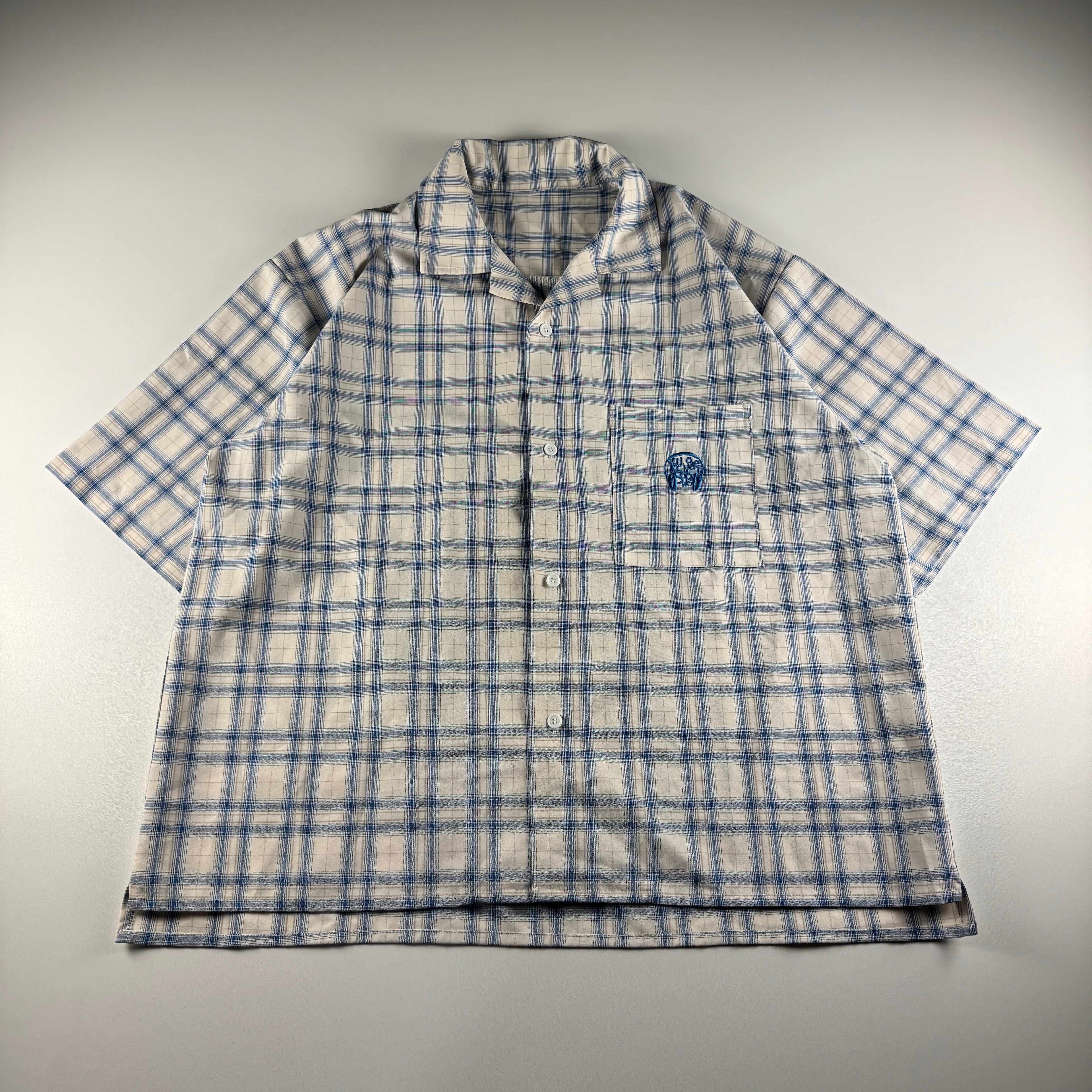 Younger Song Plaid S/S Shirt (L)