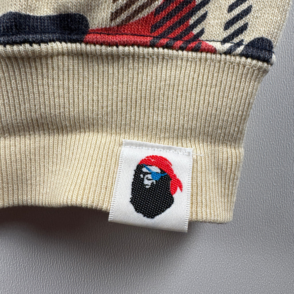 BAPE Pirate Camo Plaid Hoodie (L)
