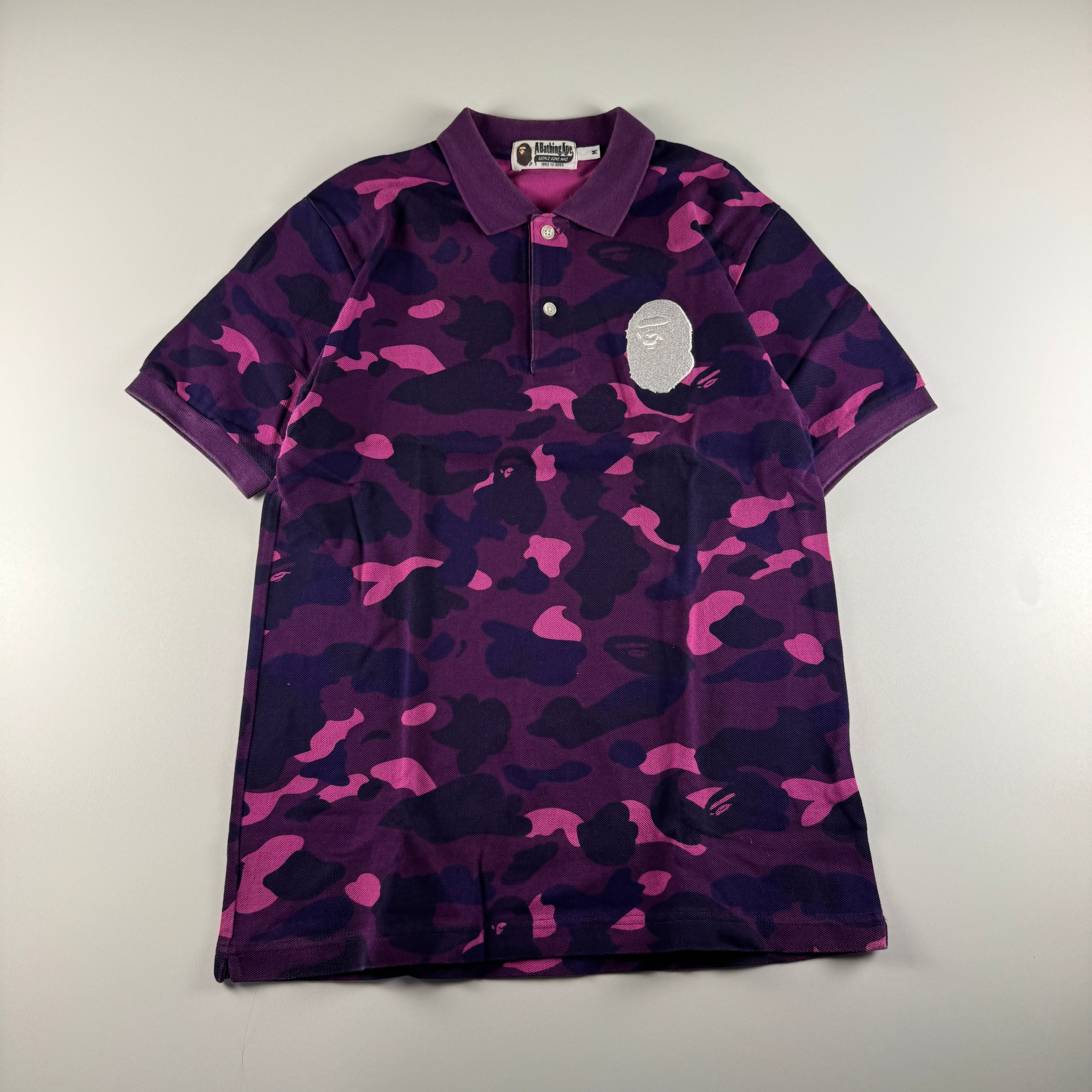 BAPE Purple Camo Polo (M)