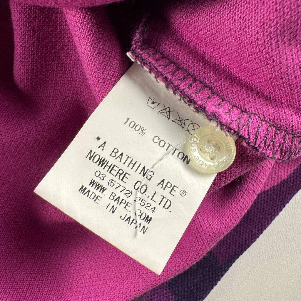 BAPE Purple Camo Polo (M)