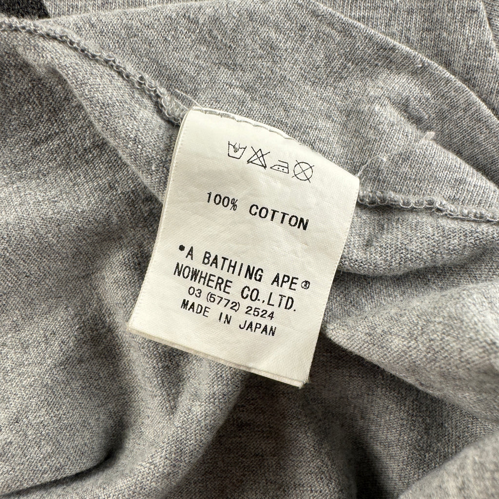 BAPE x Kaws Baby Milo Vintage Grey Tee (M)