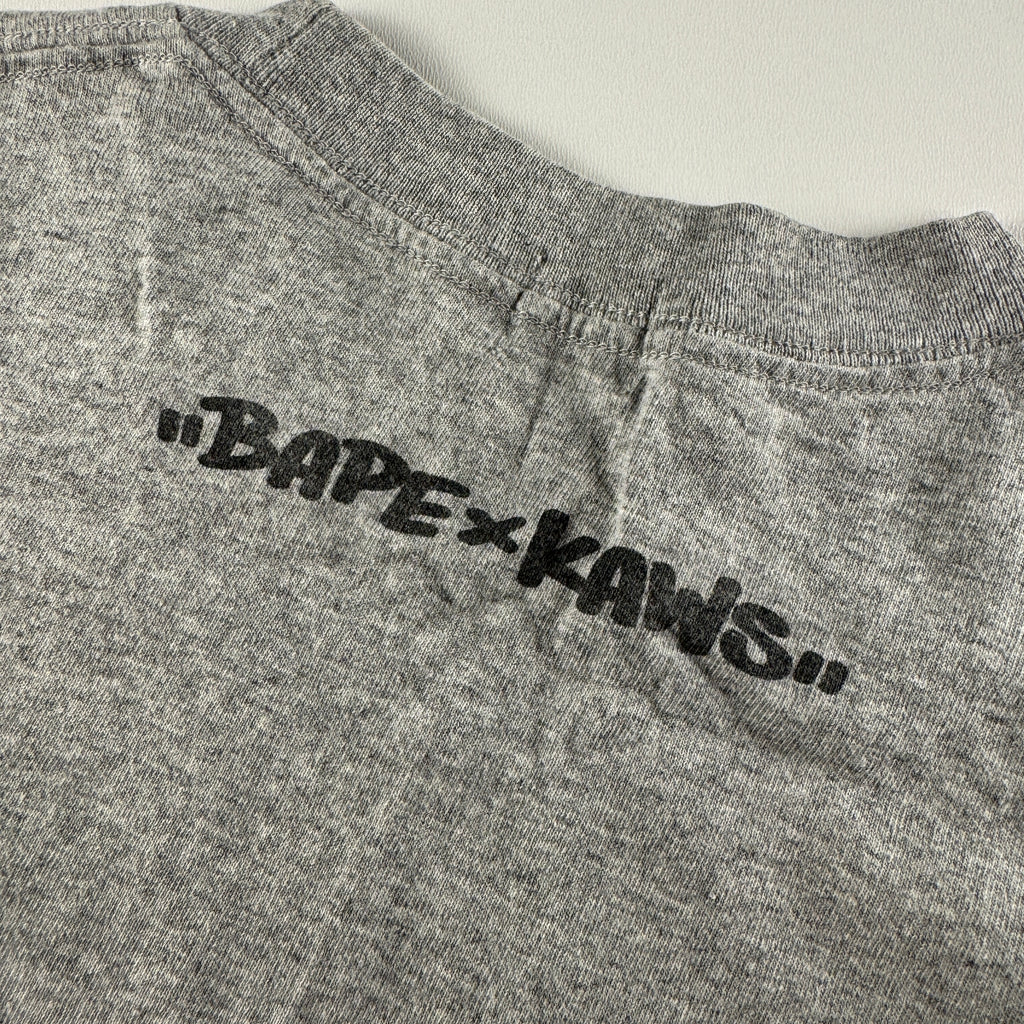 BAPE x Kaws Baby Milo Vintage Grey Tee (M)