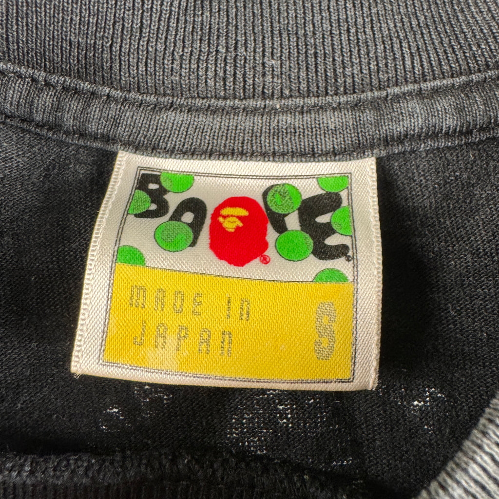 BAPE 2009 Lemon Baby Milo Black Tee (S)