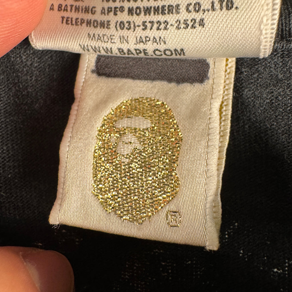 BAPE 2009 Lemon Baby Milo Black Tee (S)