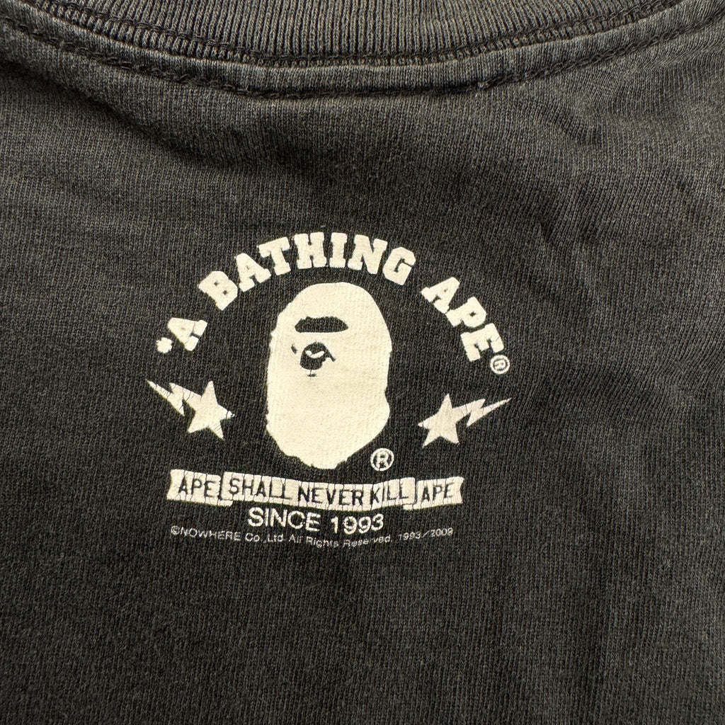 BAPE 2009 Lemon Baby Milo Black Tee (S)