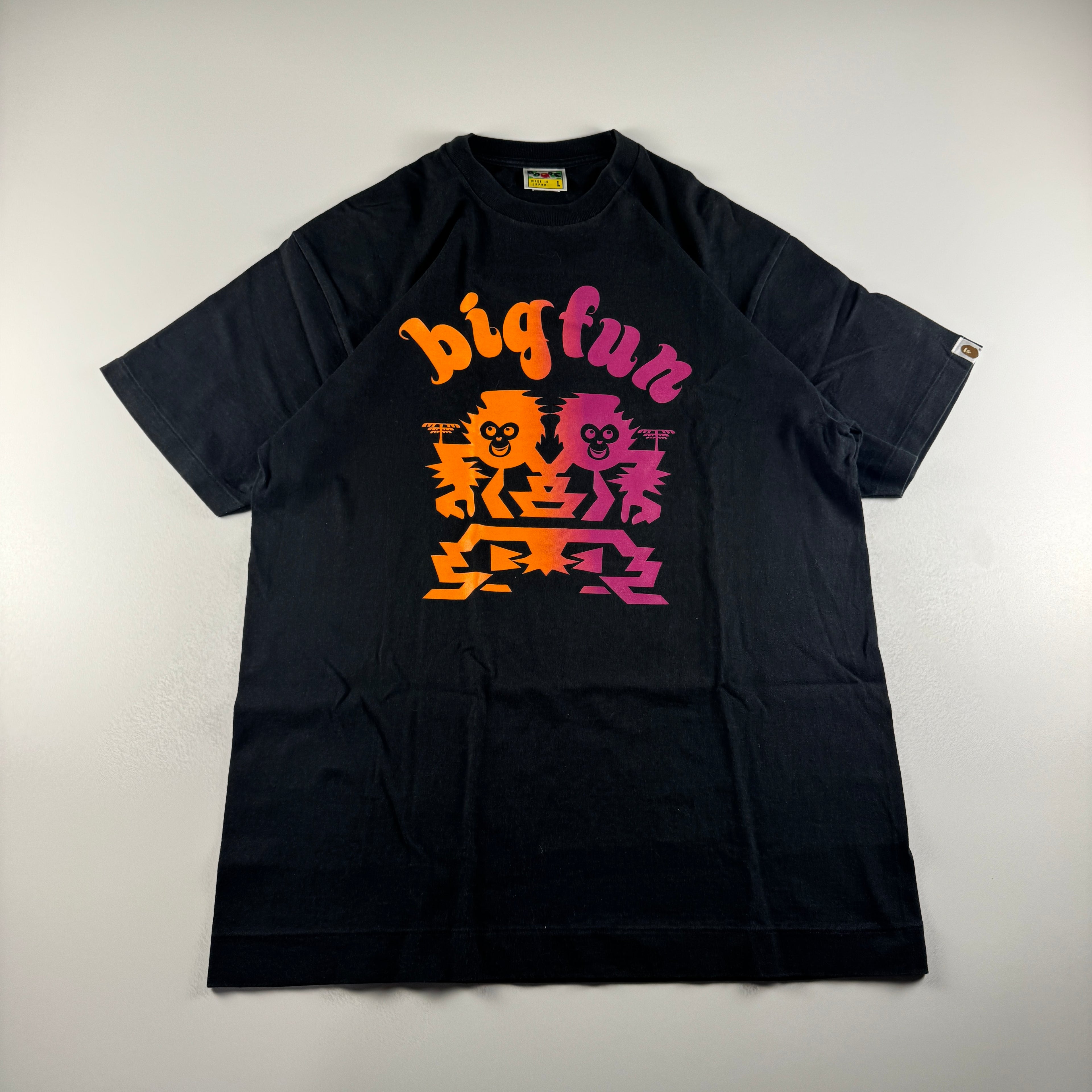 BAPE x Lesjee Big Fun Black Tee (L)