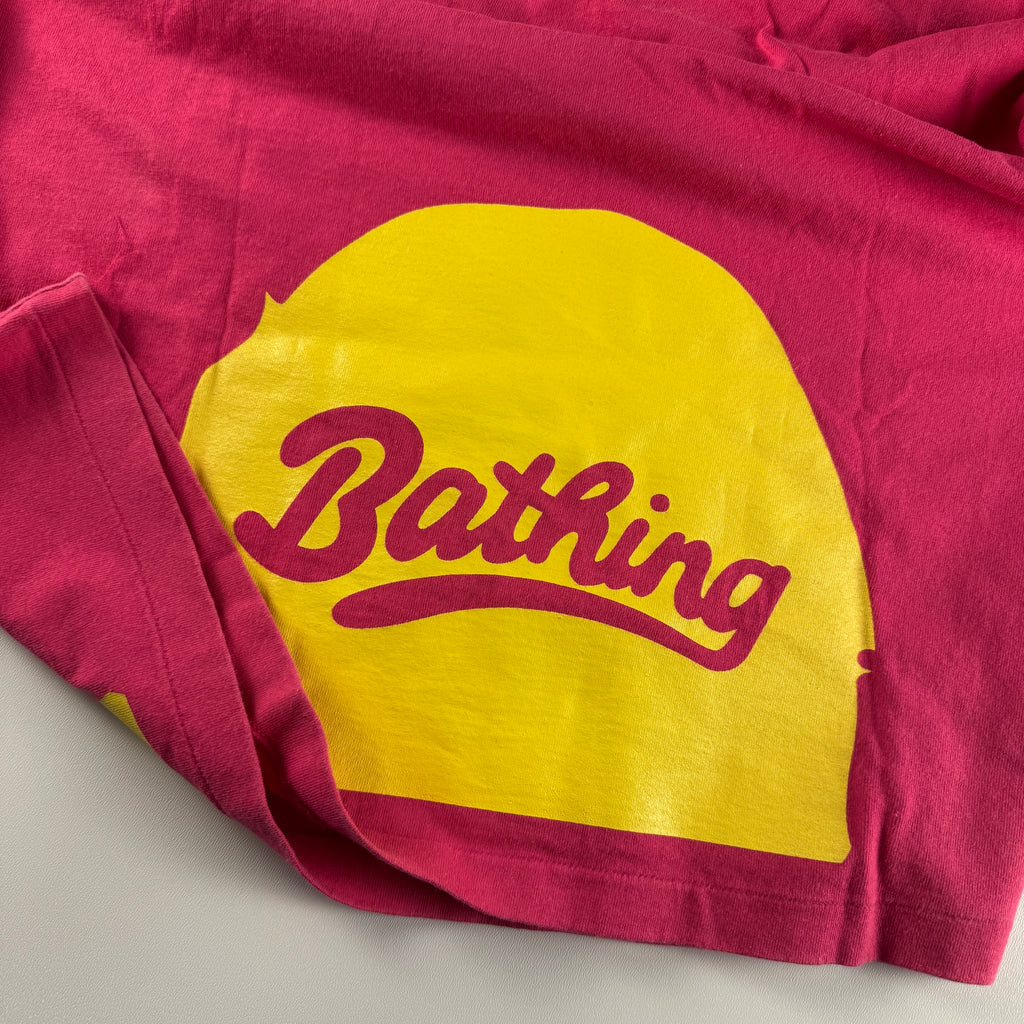 BAPE Big Head Star Pink Tee (L)