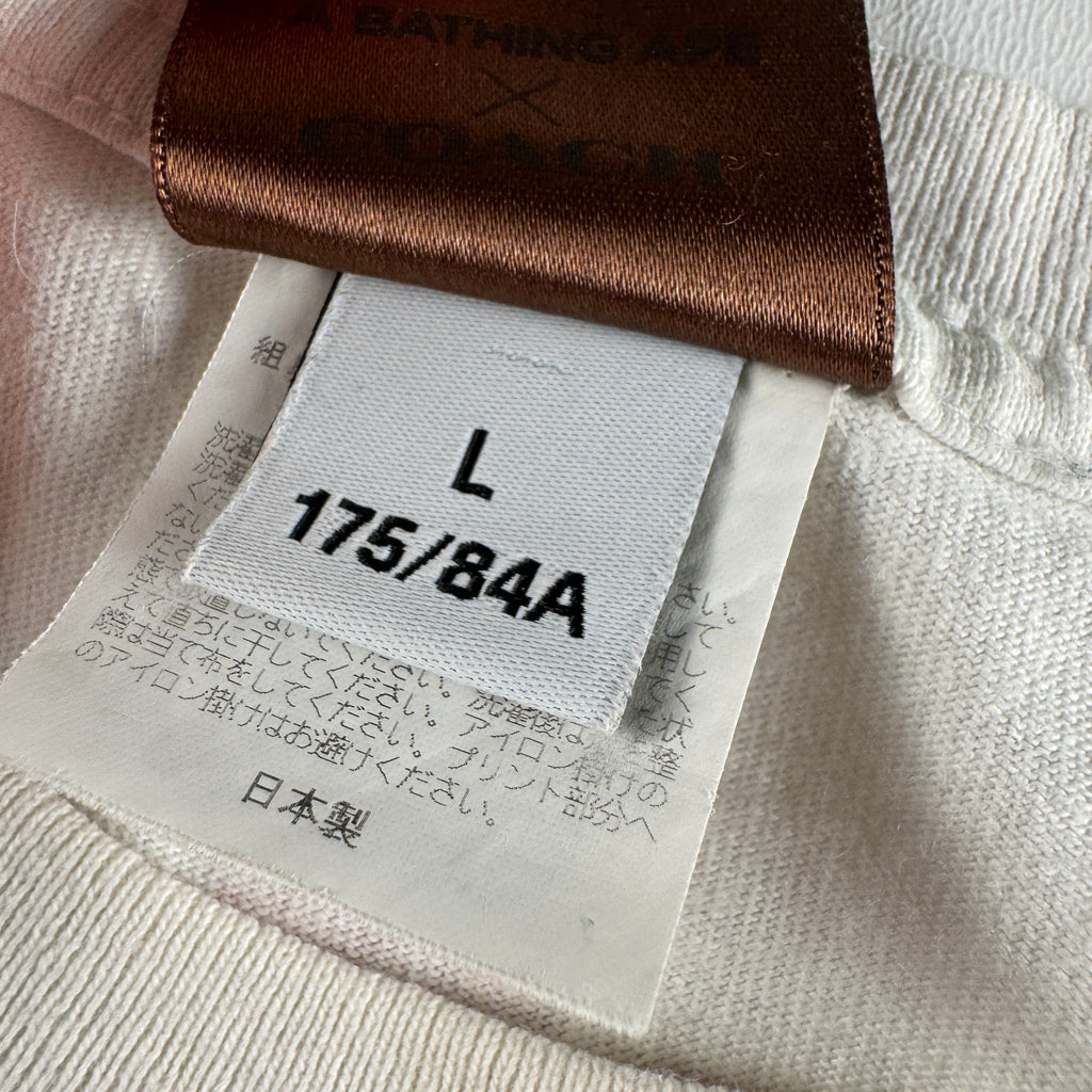 BAPE x Coach White Tee (L)
