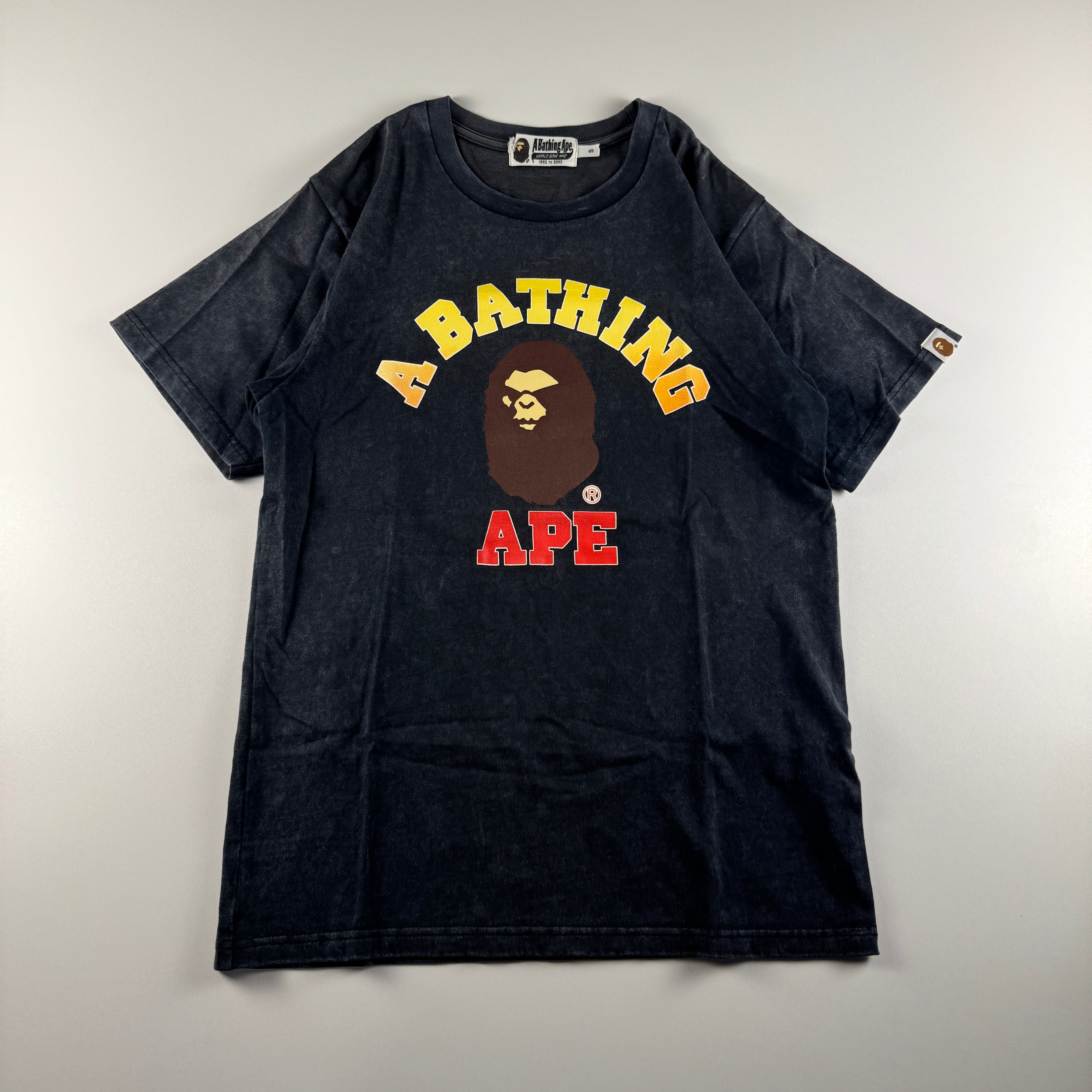 BAPE Mad Face Gradient Black Tee (S)