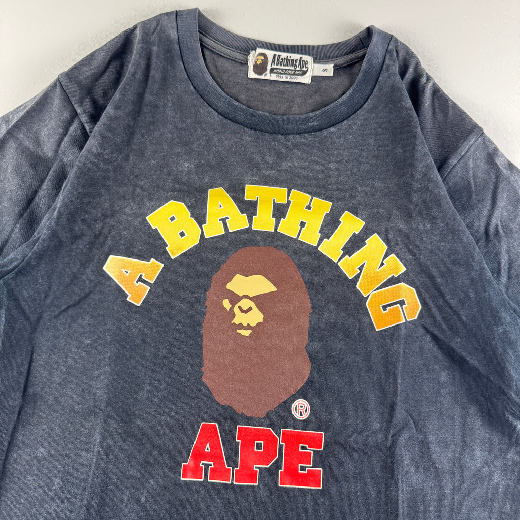 BAPE Mad Face Gradient Black Tee (S)