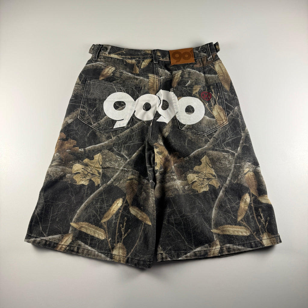 9090 OG Logo Painted Baggy Short (L)