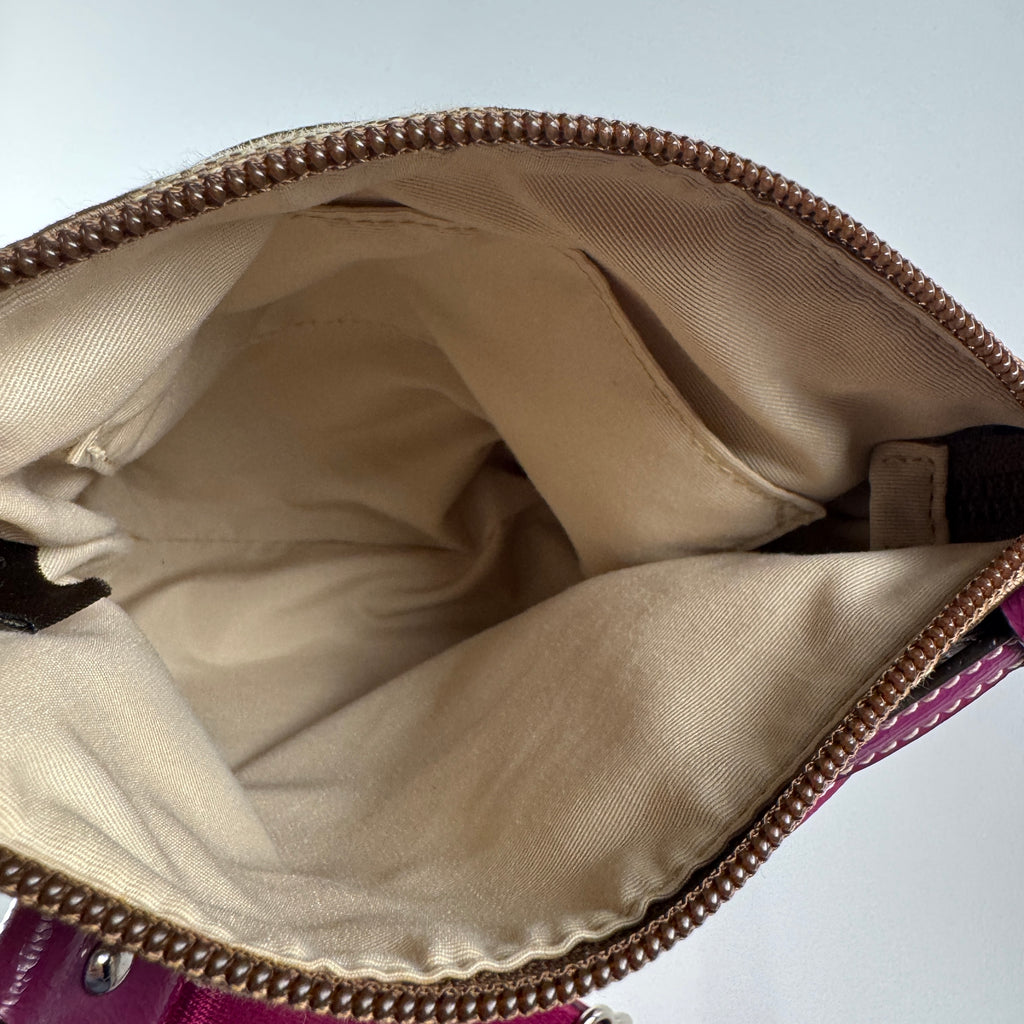 Coach Cross Body Purple Bag