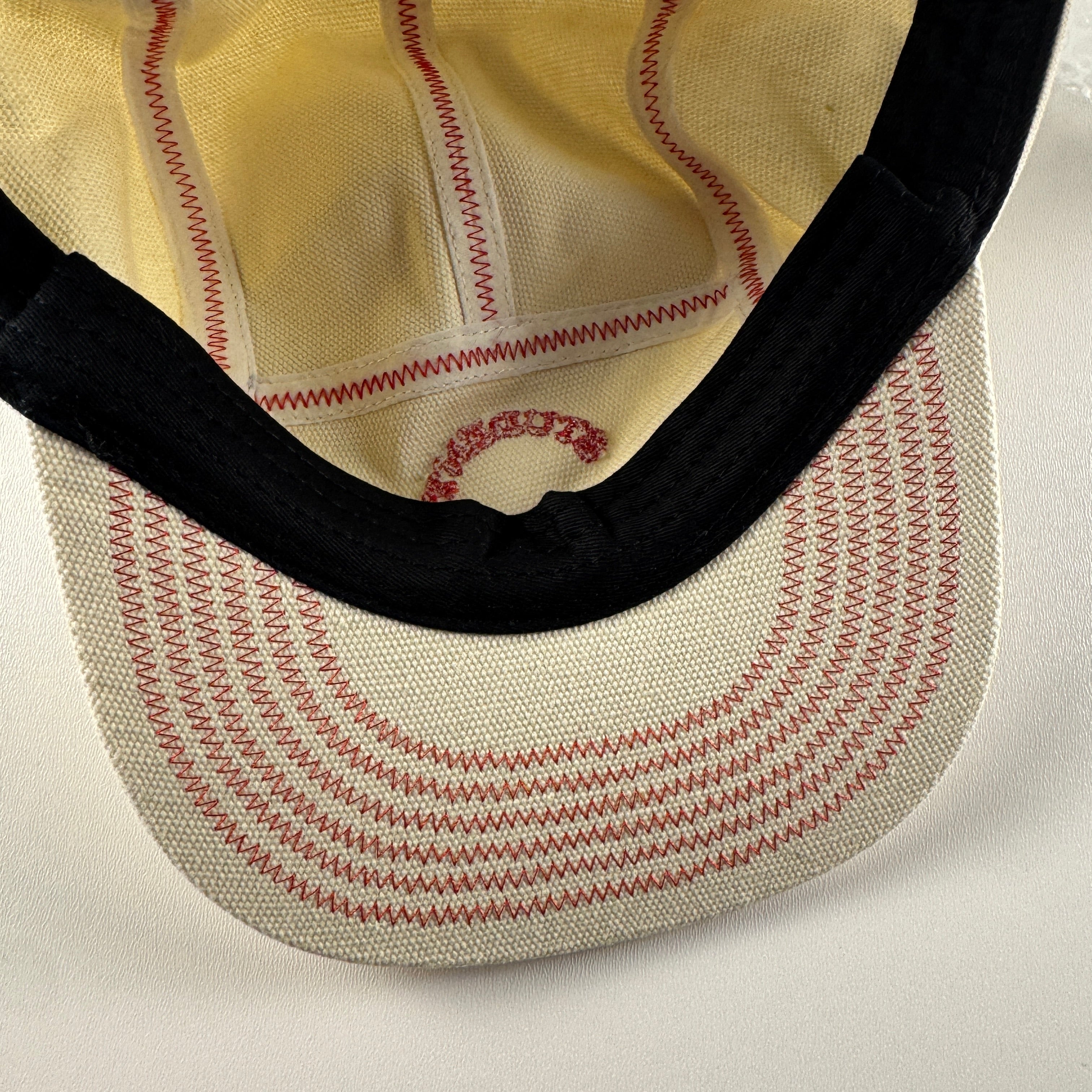 Student Apathy Stitched White Cap (OS)