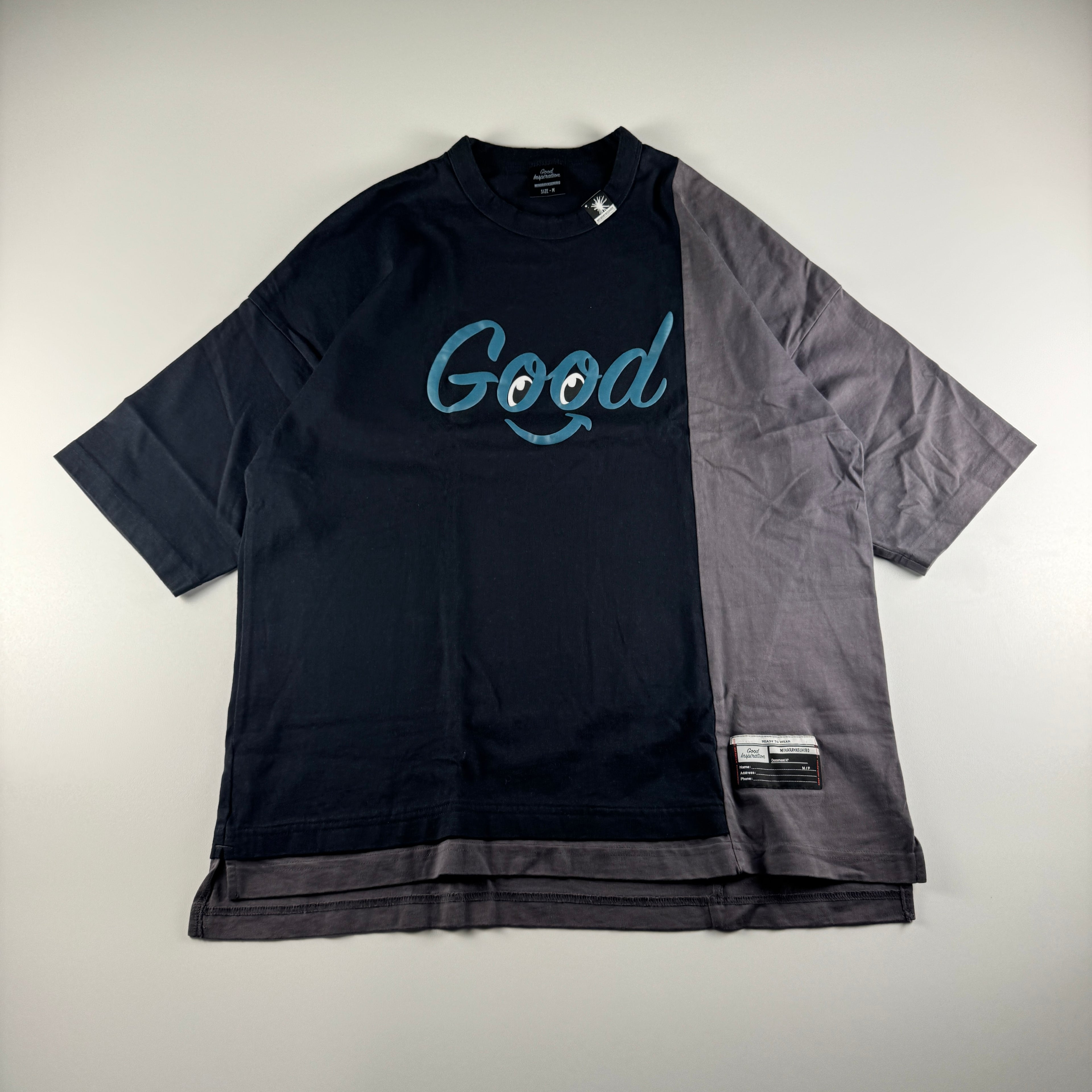 GU x Mihara Yasuhiro Black Tee (M)