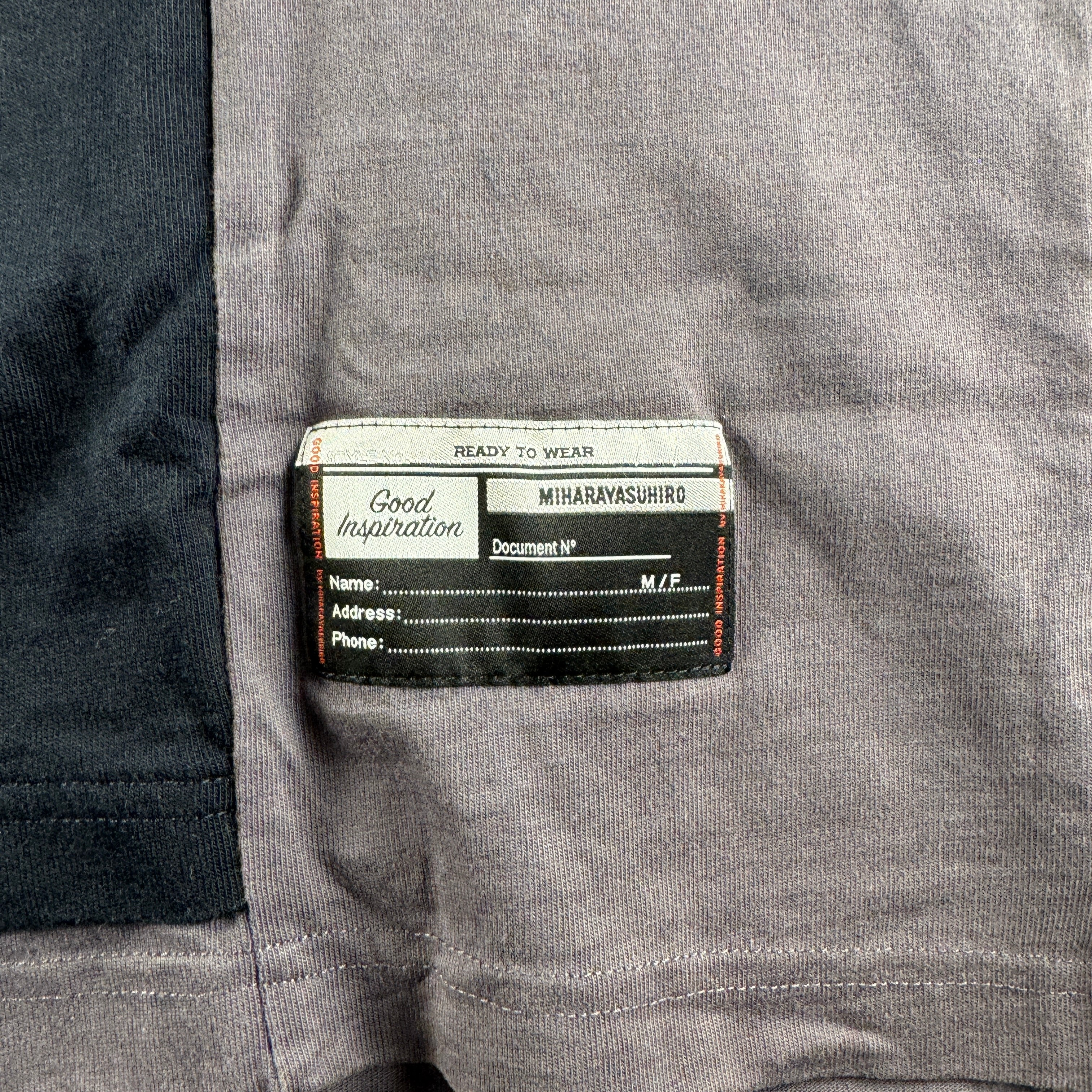 GU x Mihara Yasuhiro Black Tee (M)
