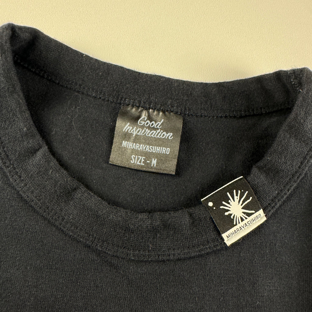 GU x Mihara Yasuhiro Black Tee (M)