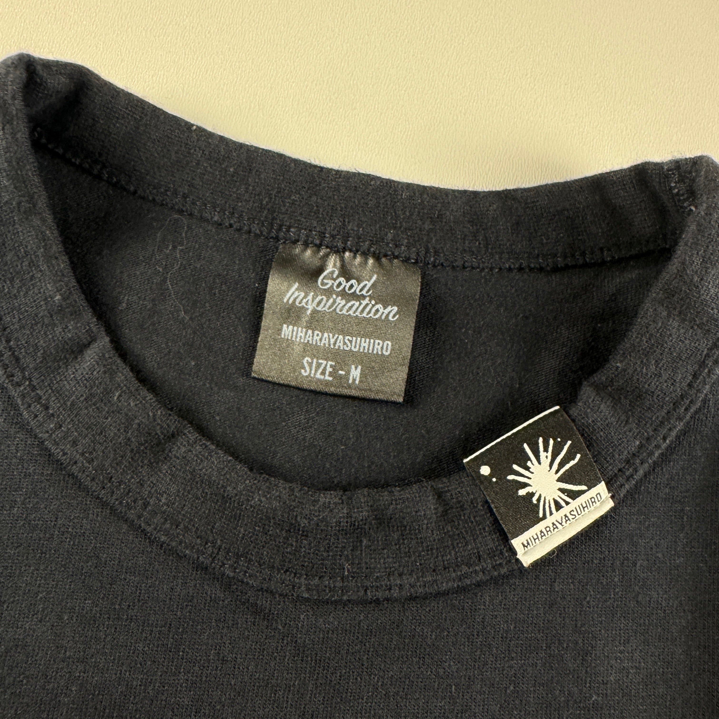 GU x Mihara Yasuhiro Black Tee (M)
