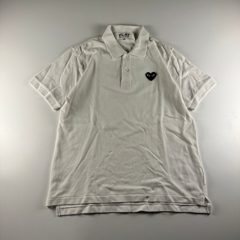 CDG Play White Polo (M)