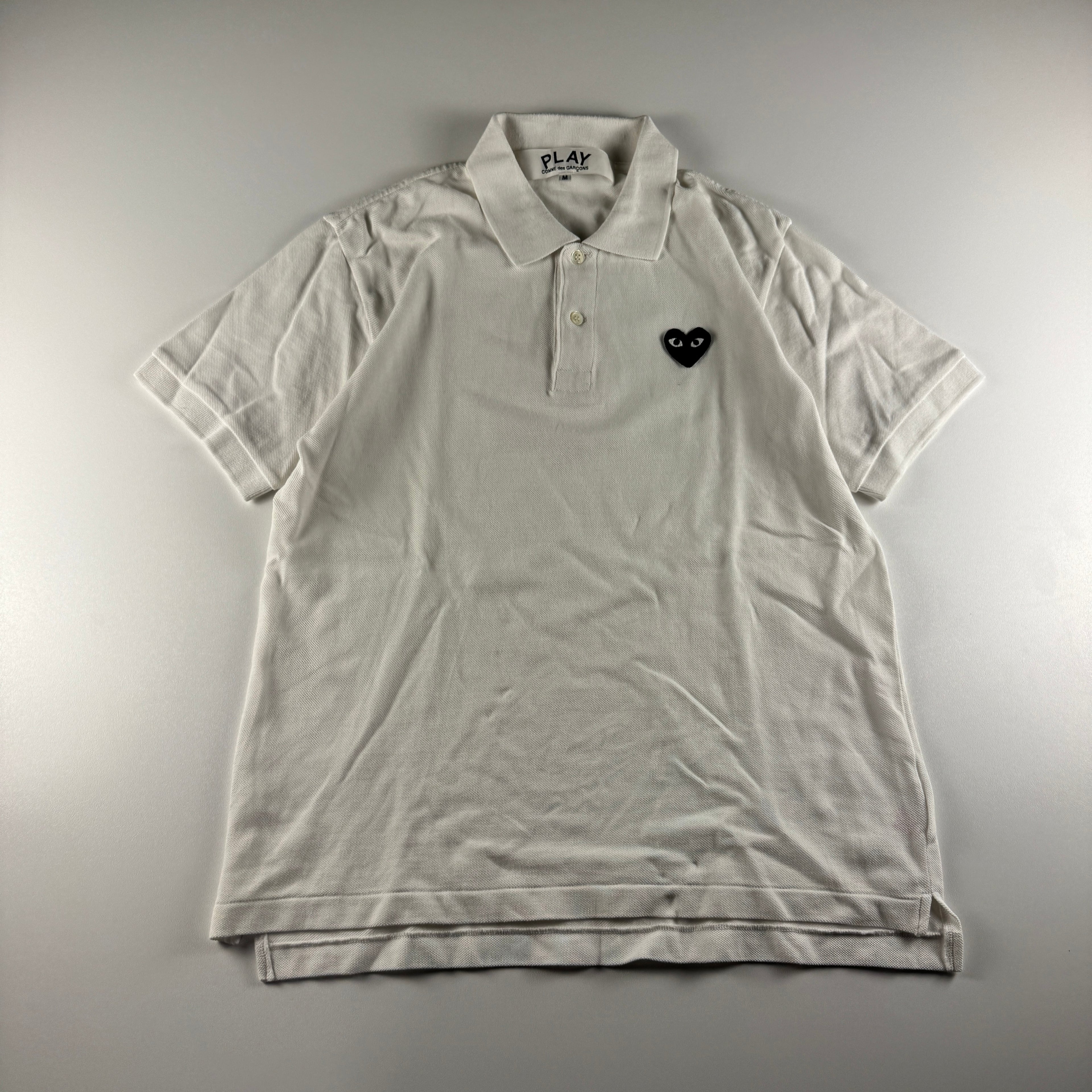 CDG Play White Polo (M)
