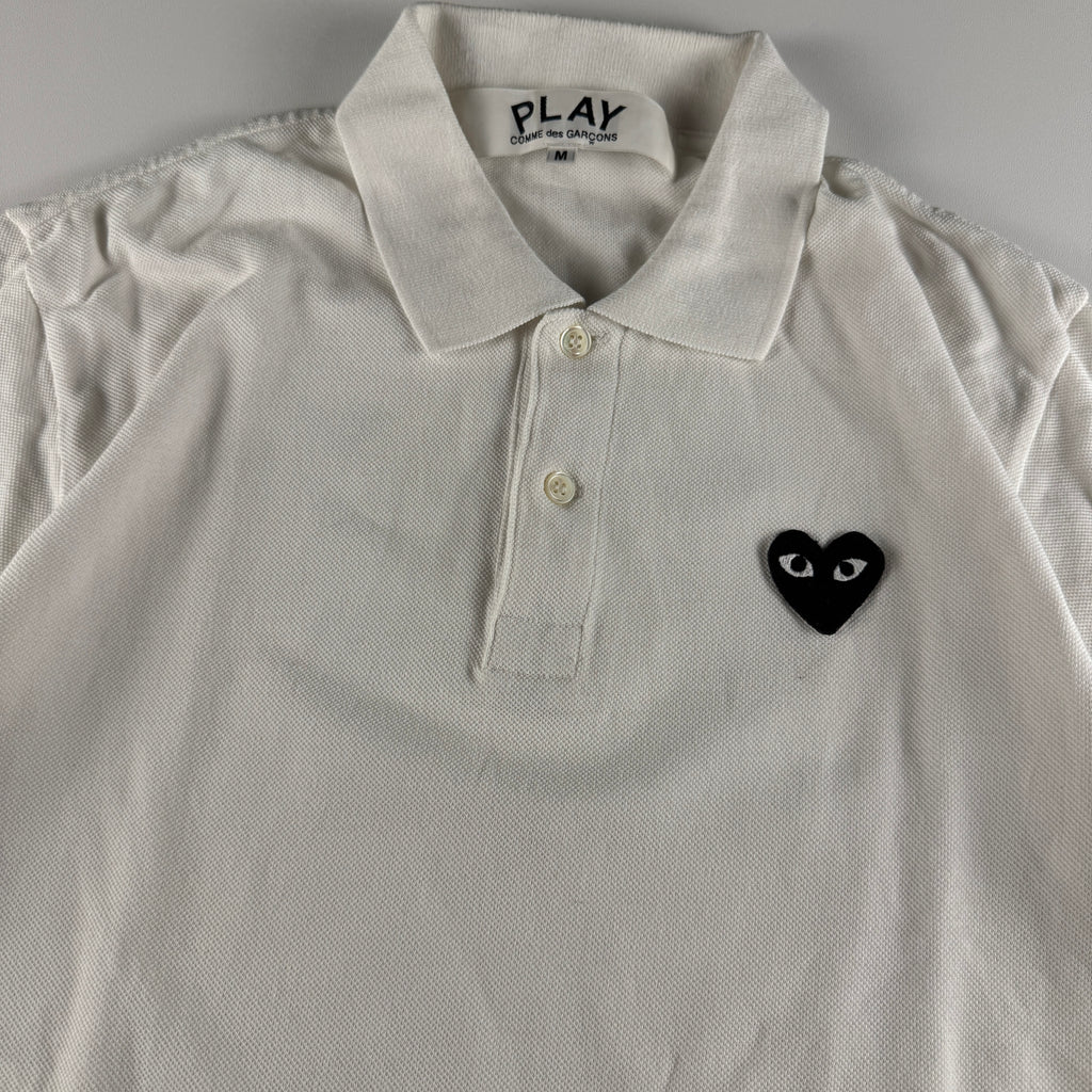 CDG Play White Polo (M)