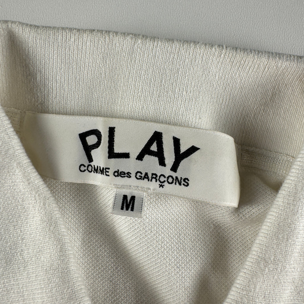 CDG Play White Polo (M)