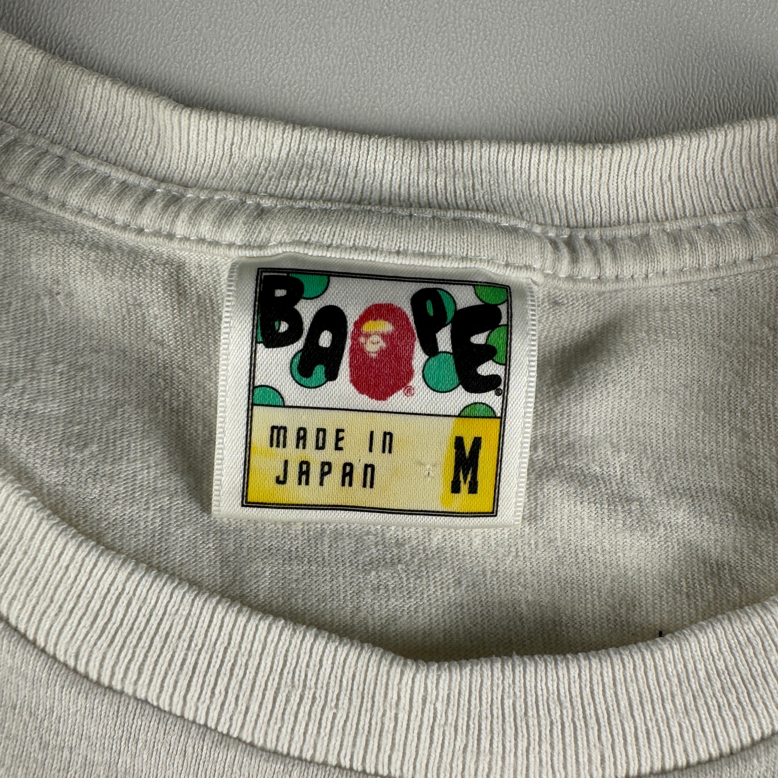 BAPE Abstract Milo White Tee (M)