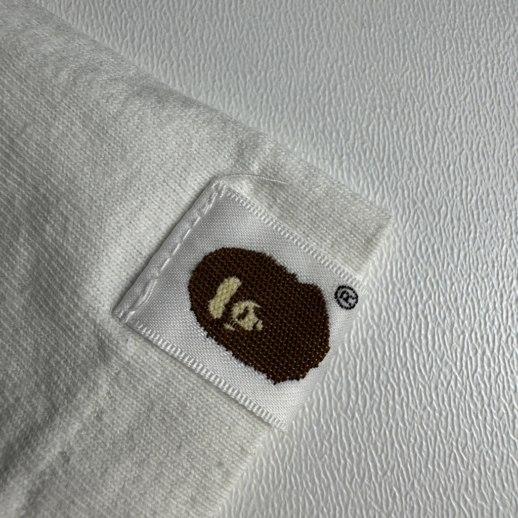 BAPE Abstract Milo White Tee (M)