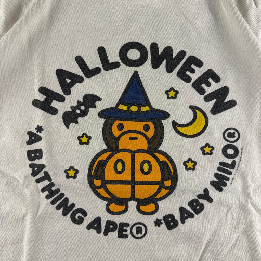 BAPE Baby Milo Halloween 2010 White Tee (M)