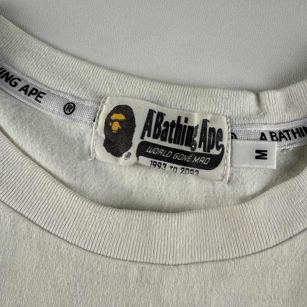 BAPE Pocket White Tee (M)