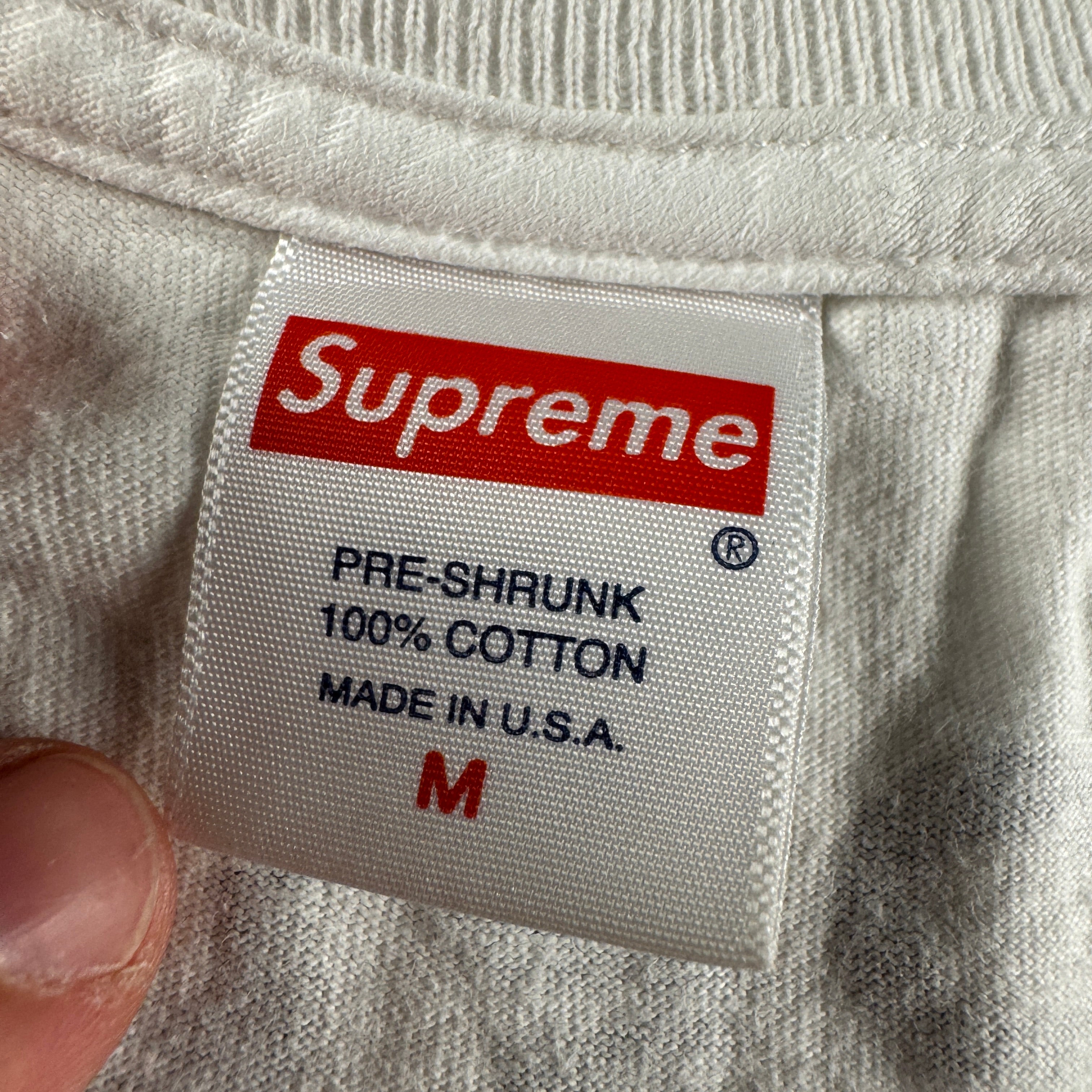 Supreme Spiral White Tee (M)