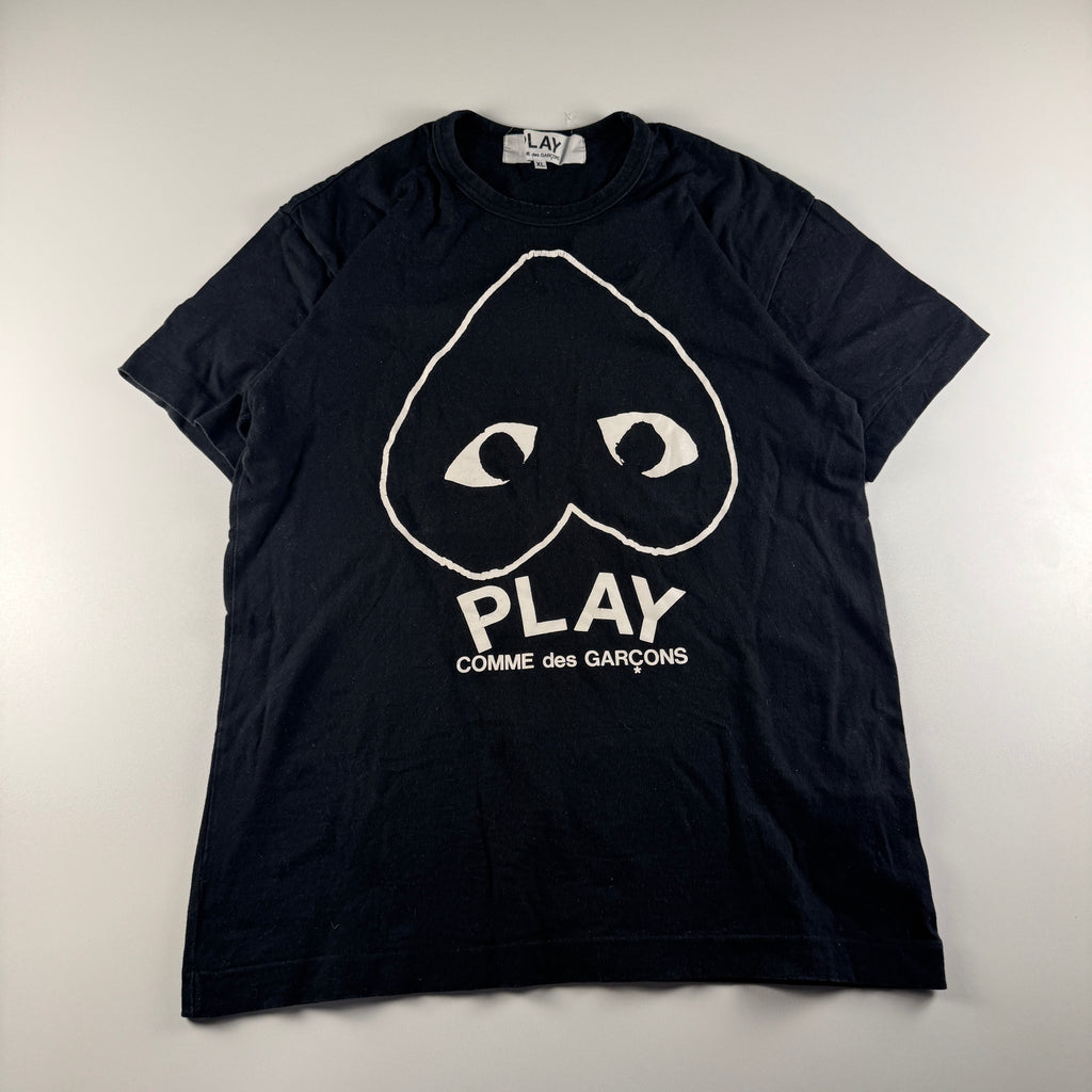 CDG Play Black Tee (XL)
