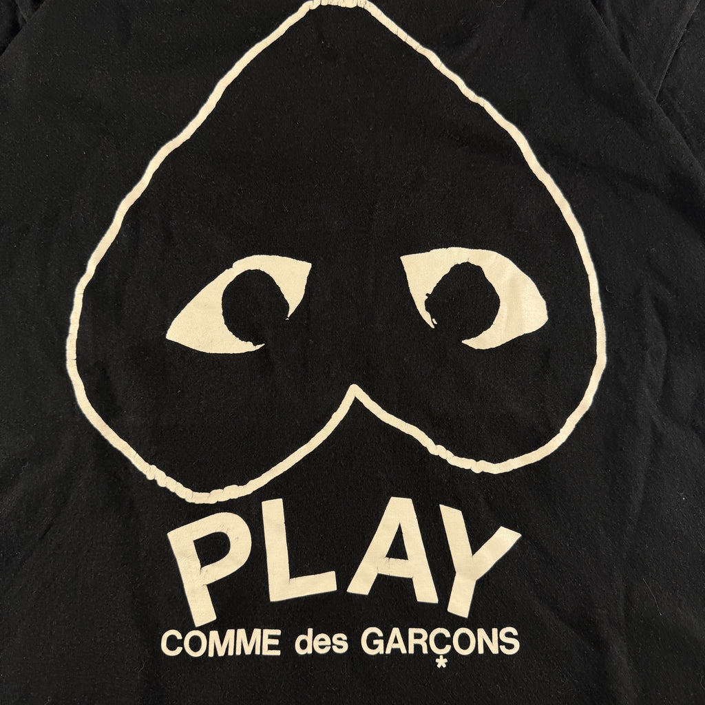 CDG Play Black Tee (XL)