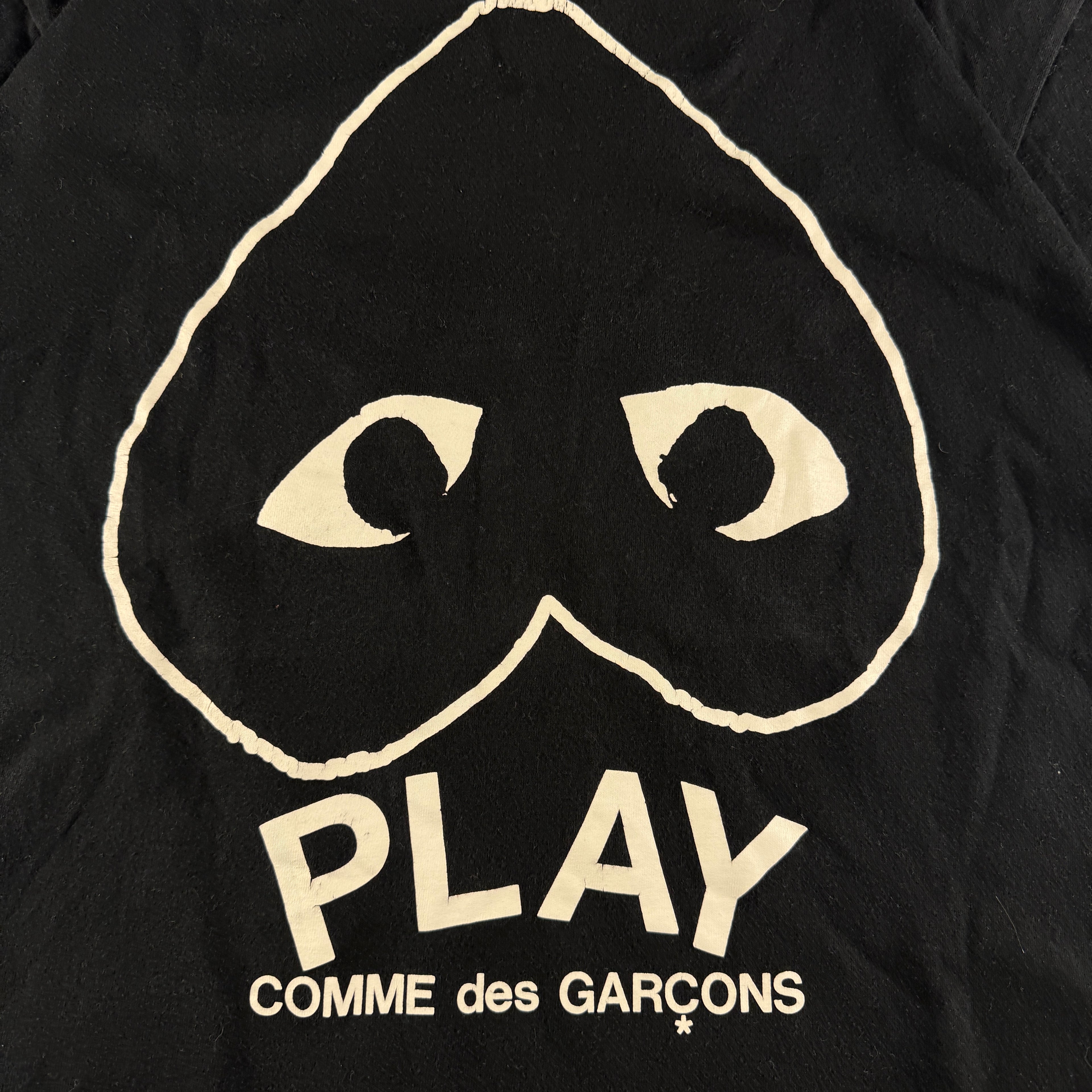 CDG Play Black Tee (XL)