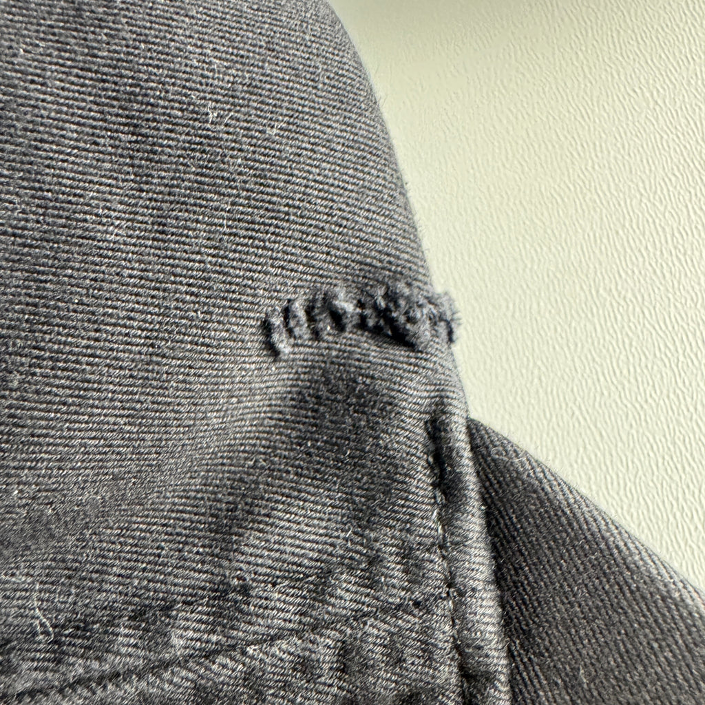 Supreme Distressed Script 6 Panel Black Cap