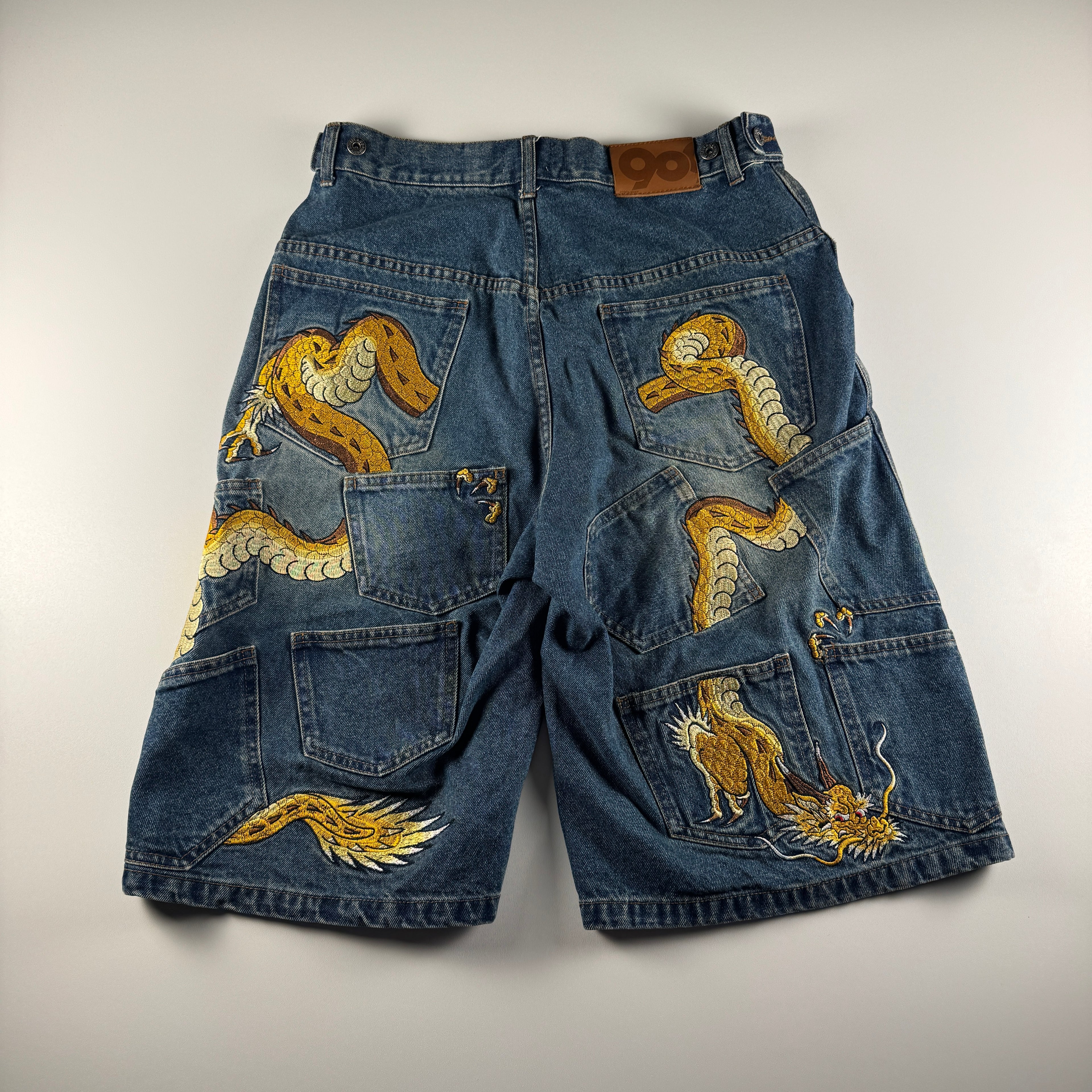 9090 x Death "56" Sentence Multi Pocket Dragon Short (L)