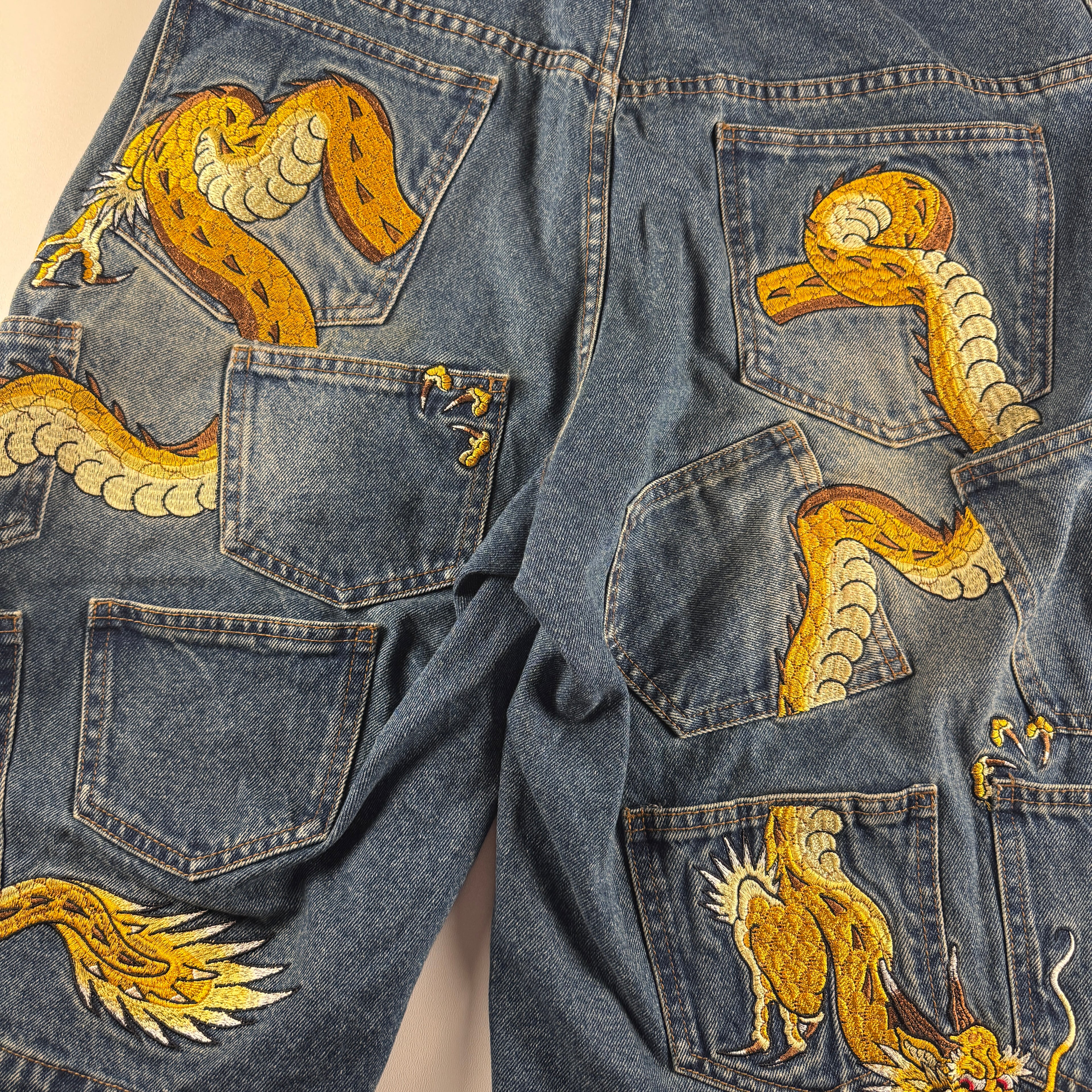 9090 x Death "56" Sentence Multi Pocket Dragon Short (L)