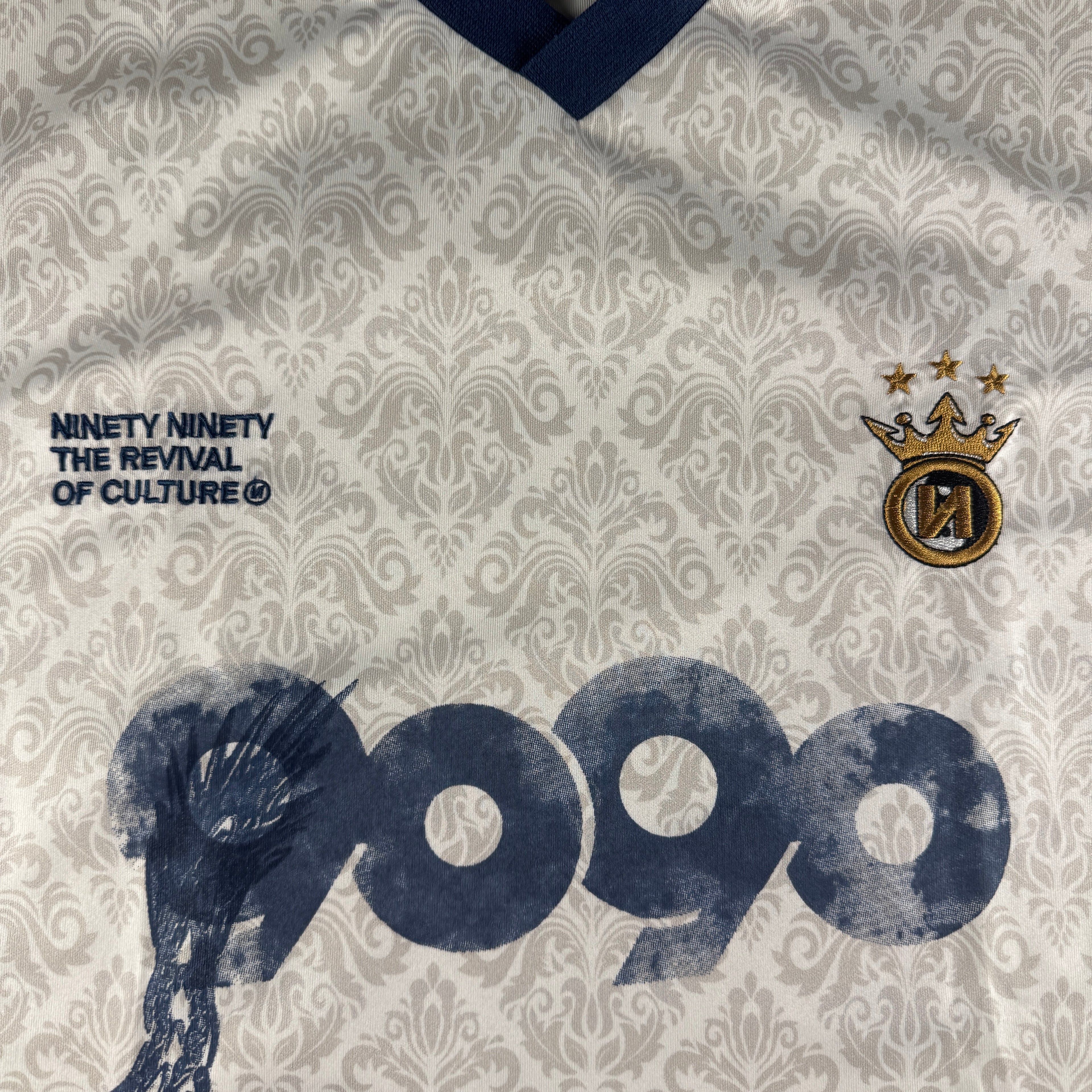 9090 x Death "56" Sentence White Football Jersey (L)