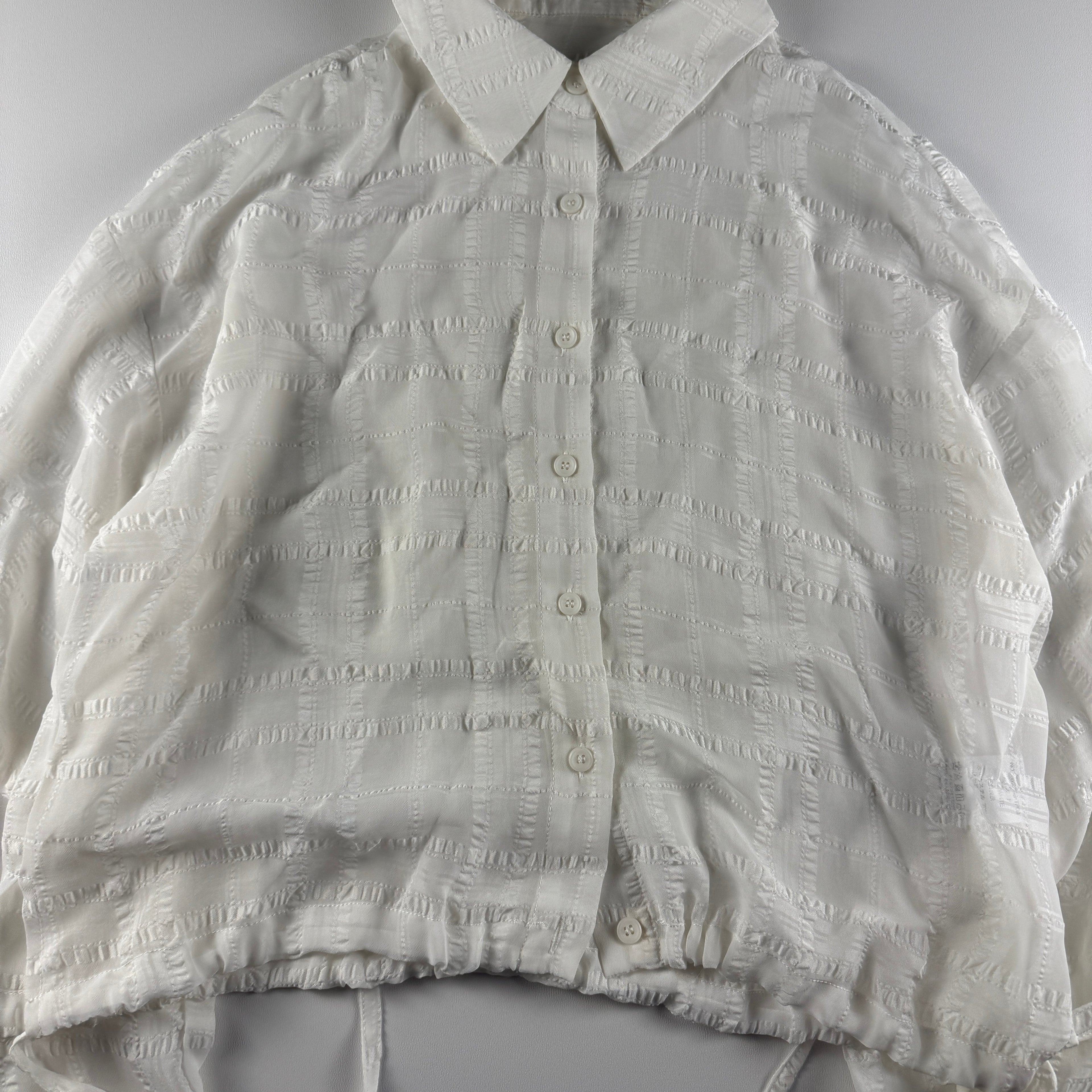 Atmos White Transparent Over Shirt (OS)