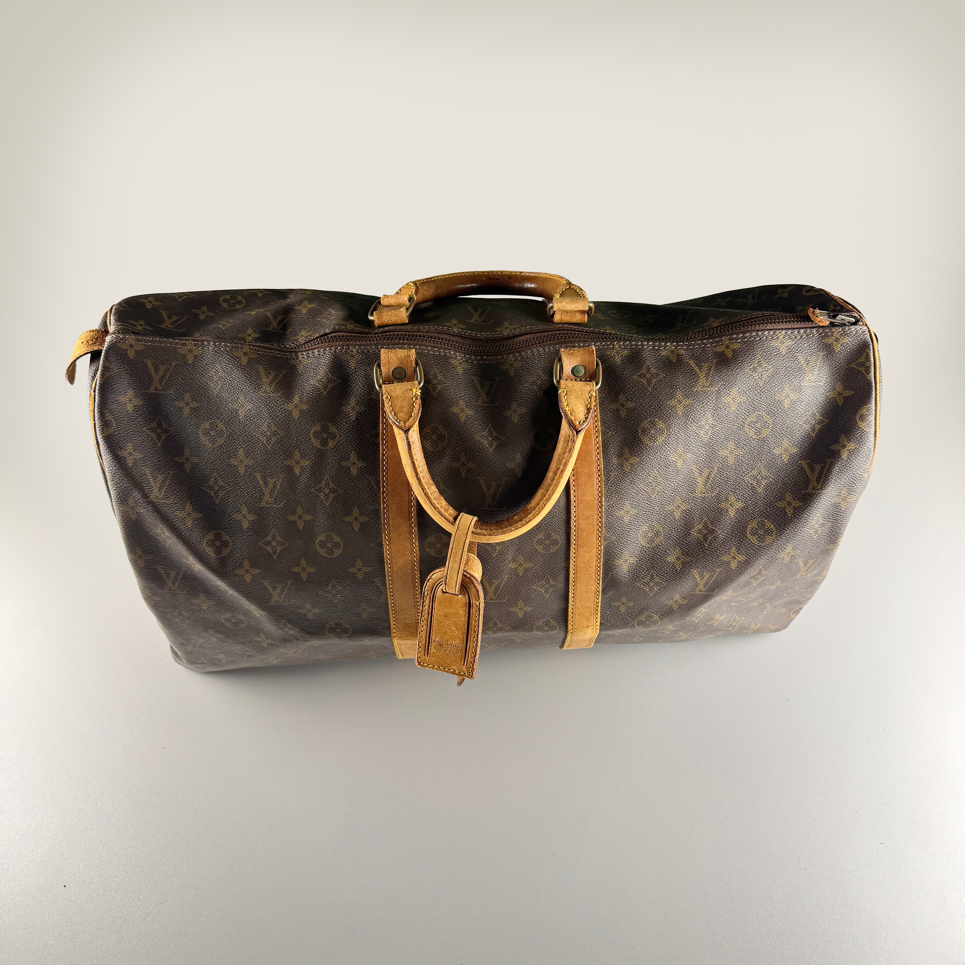 Louis Vuitton Keepall 55 Monogram Travel Bag