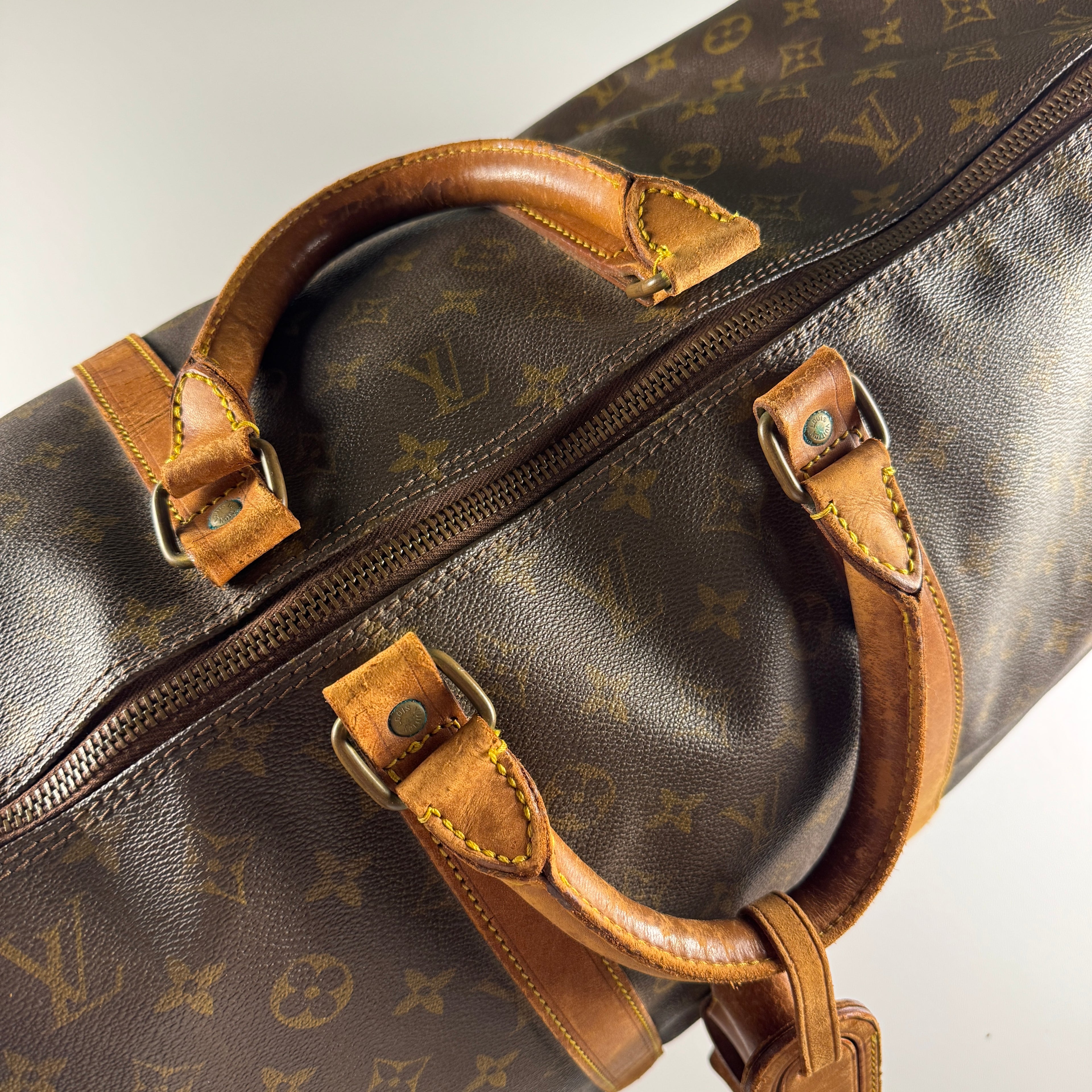 Louis Vuitton Keepall 55 Monogram Travel Bag